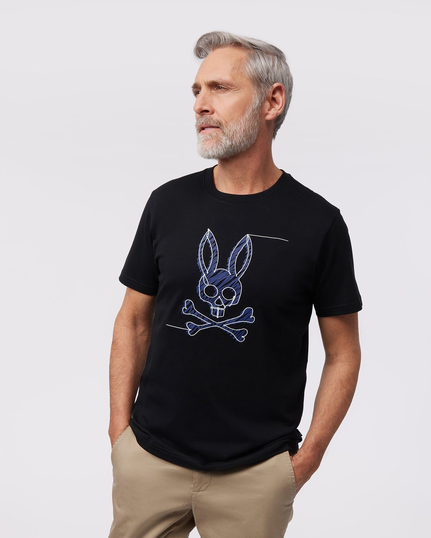 MENS HERO BUNNY GRAPHIC TEE - B6U857X1PC sold by Psycho Bunny product image thumbnail 2