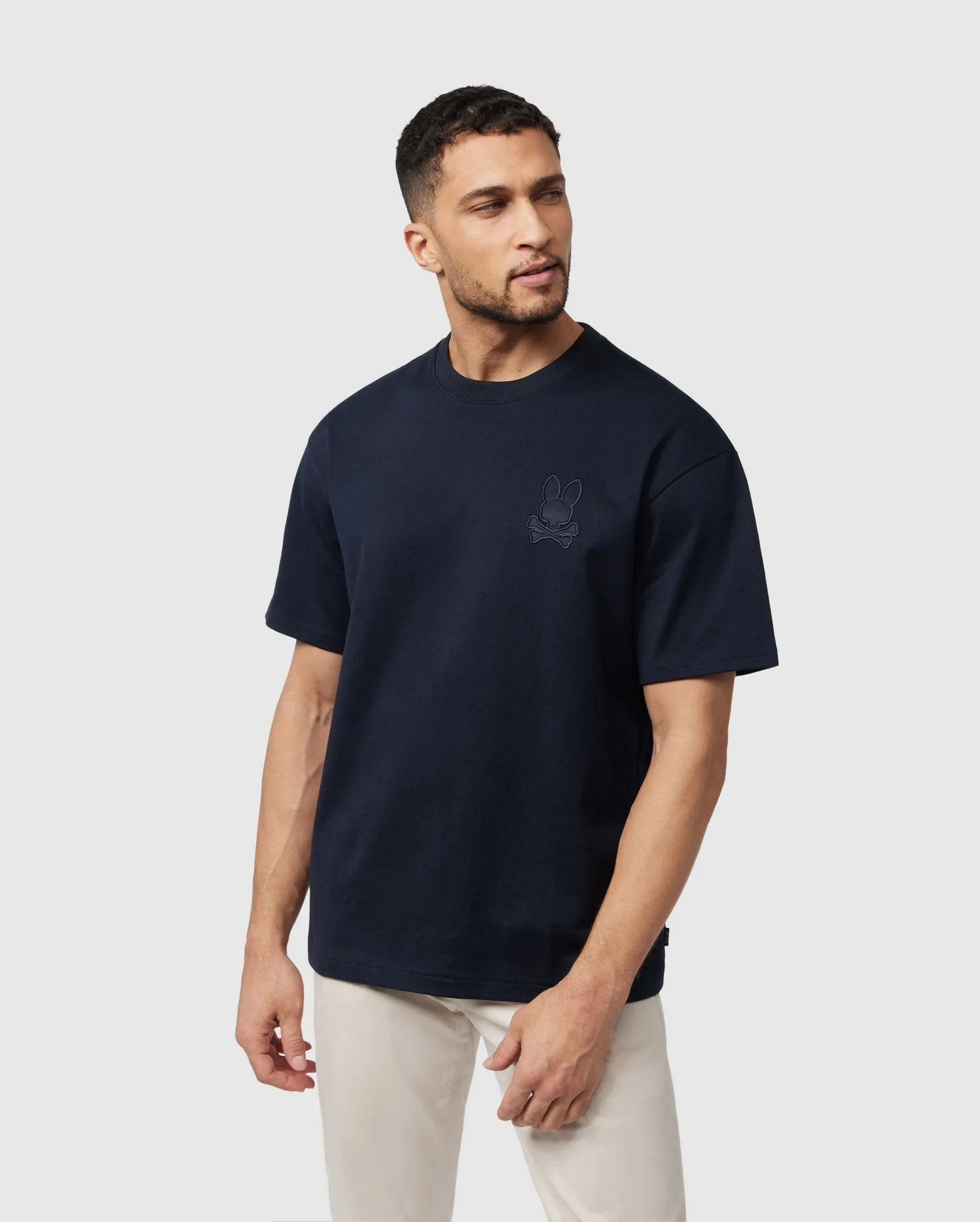 MENS DANBY OVERSIZED TEE - B6U359B2TS sold by Psycho Bunny