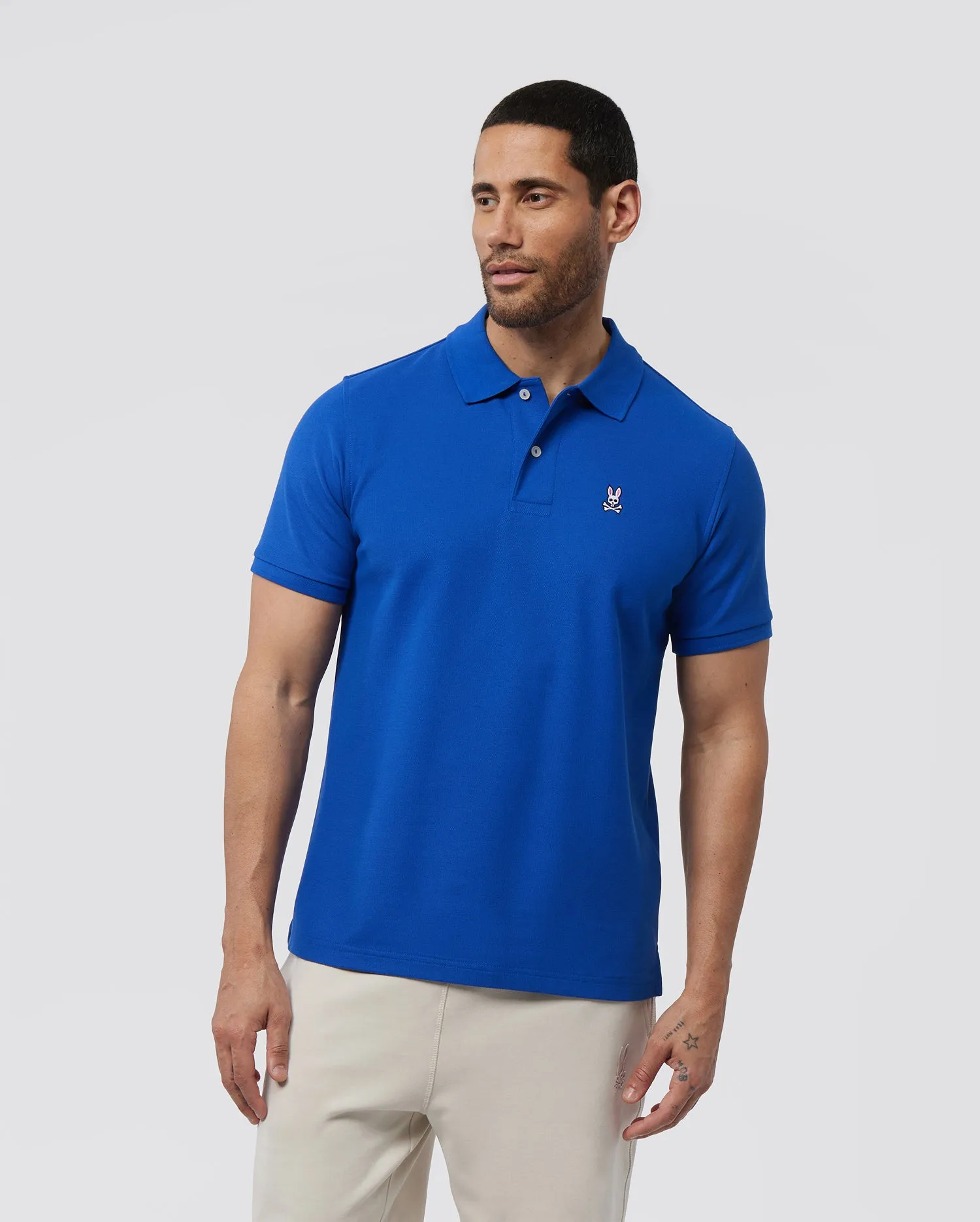 MENS CLASSIC PIQUE POLO SHIRT - B6K001CRPC sold by Psycho Bunny product image thumbnail 3