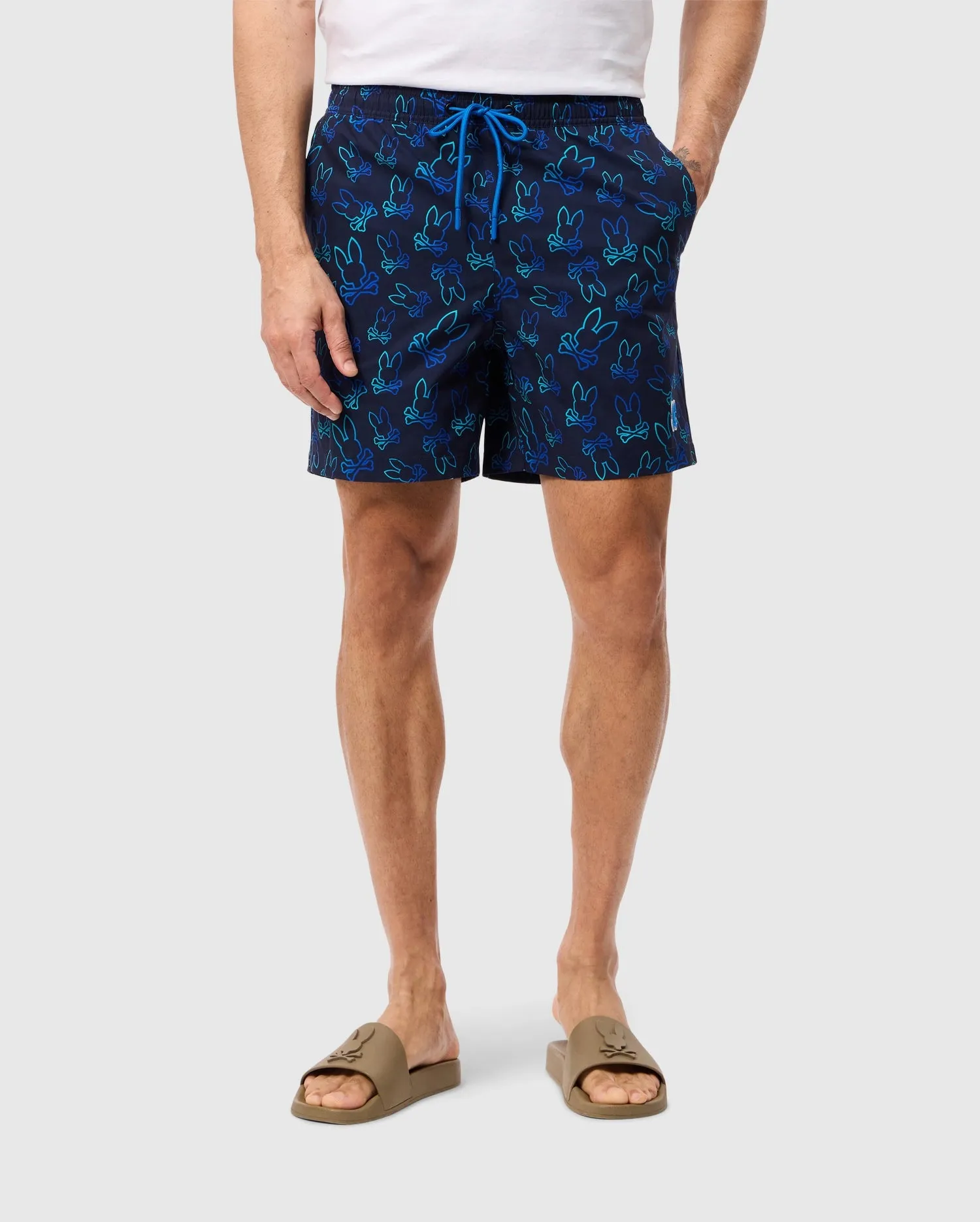 MENS SHELDON ALL OVER PRINT SWIM TRUNK - B6W588C200 sold by Psycho Bunny product image thumbnail 2