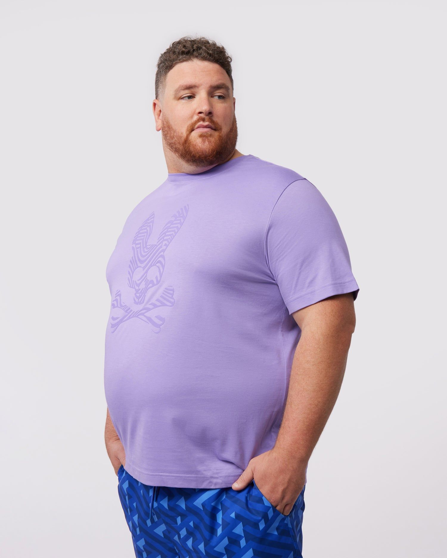 MENS BIG AND TALL EDGE GRAPHIC TEE - B9U721X1PC sold by Psycho Bunny product image thumbnail 2