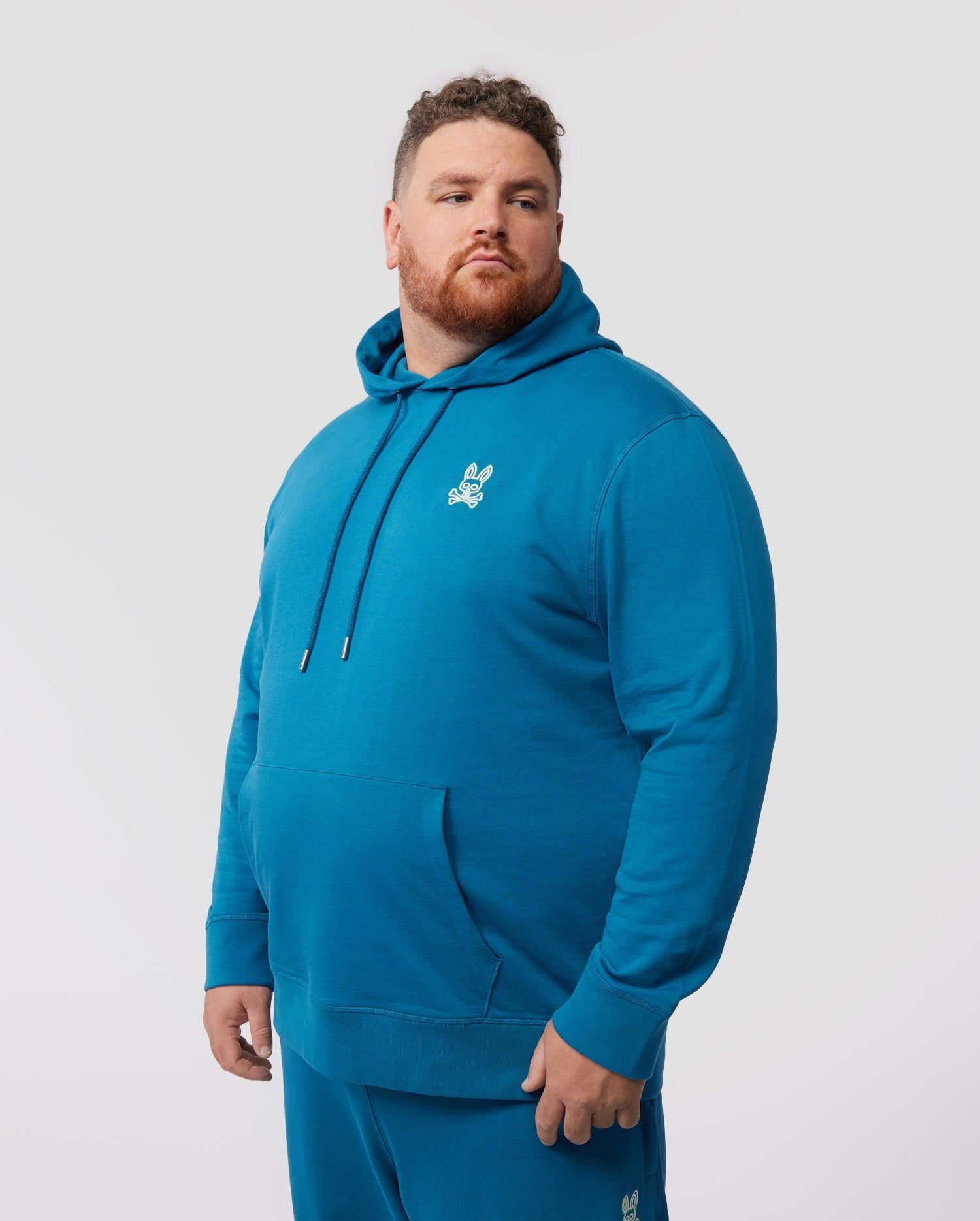 MENS BIG AND TALL GRESHAM EMBROIDERED HOODIE - B9H160W1FT sold by Psycho Bunny product image thumbnail 2