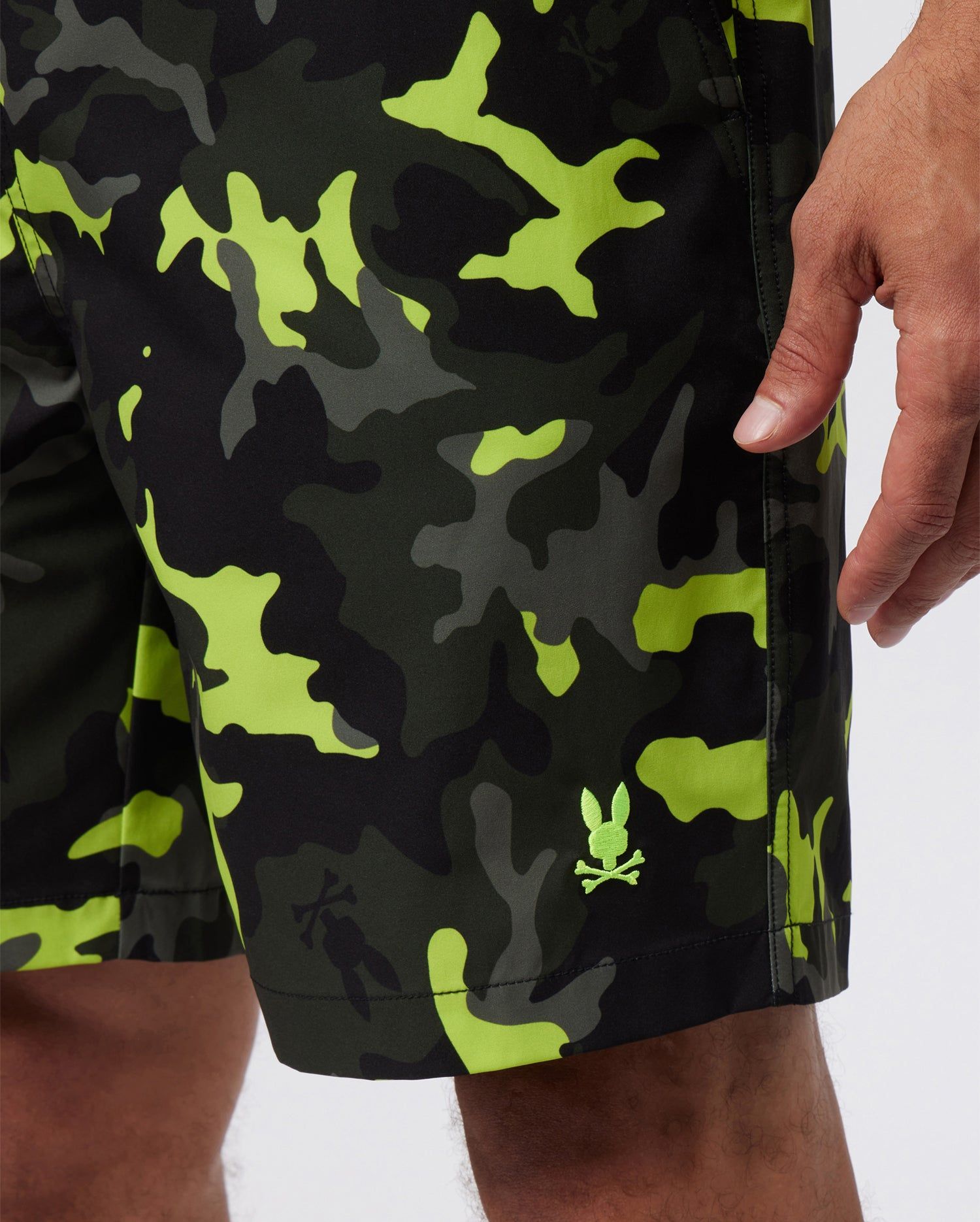 MENS PLANO CAMO PRINT LONG SWIM TRUNK - B6W376Z1PO sold by Psycho Bunny product image thumbnail 3