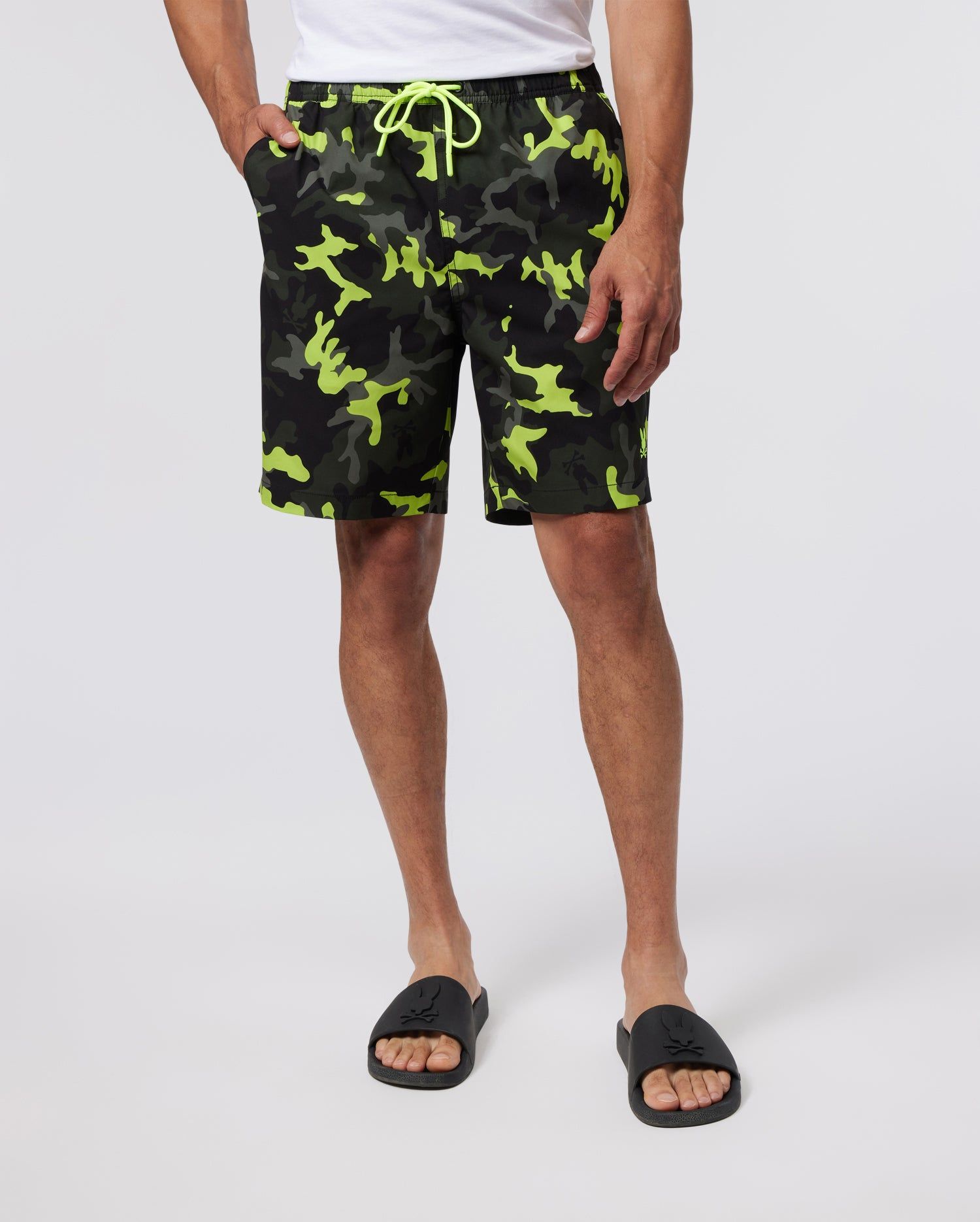 MENS PLANO CAMO PRINT LONG SWIM TRUNK - B6W376Z1PO sold by Psycho Bunny product image thumbnail 2
