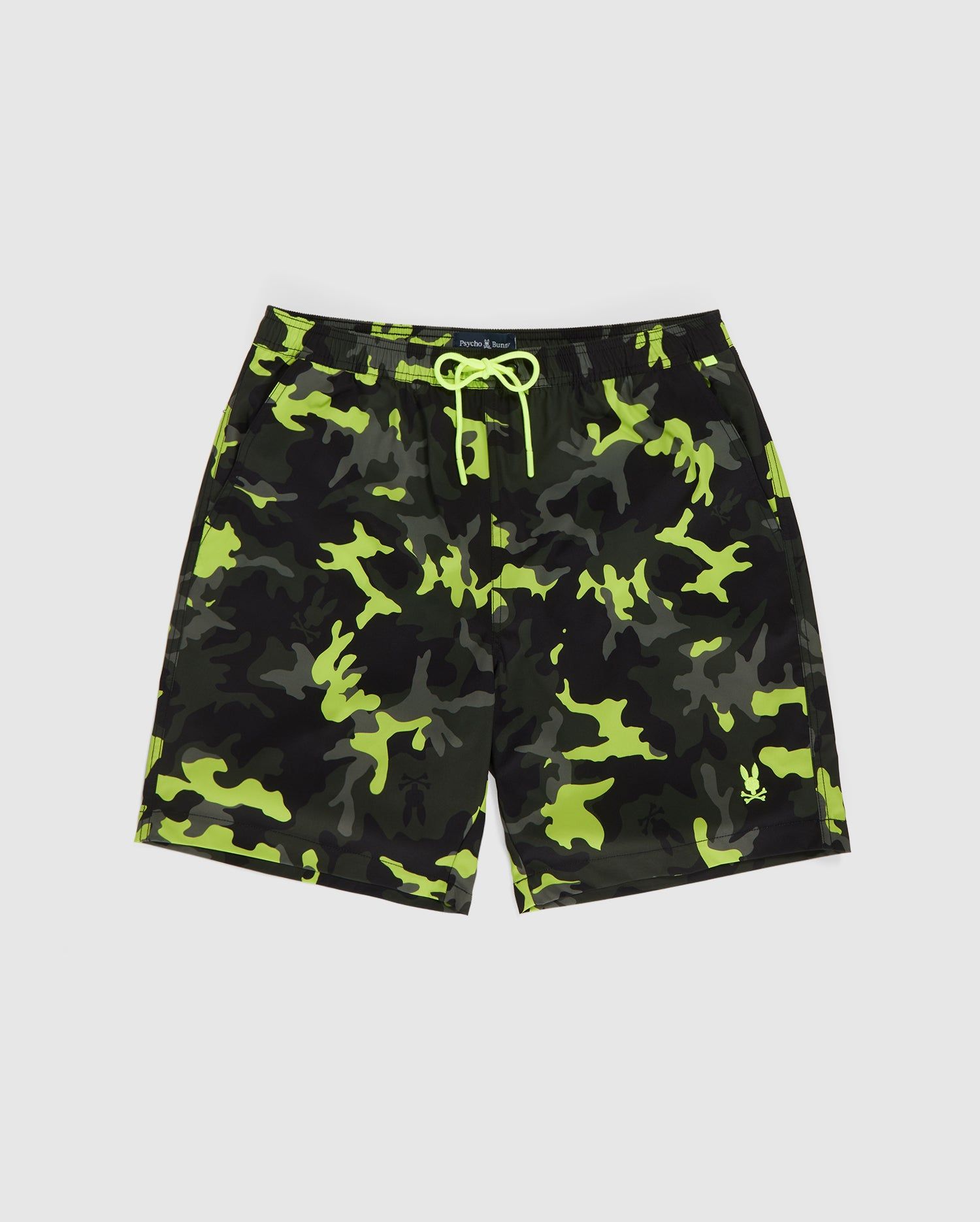 MENS PLANO CAMO PRINT LONG SWIM TRUNK - B6W376Z1PO sold by Psycho Bunny