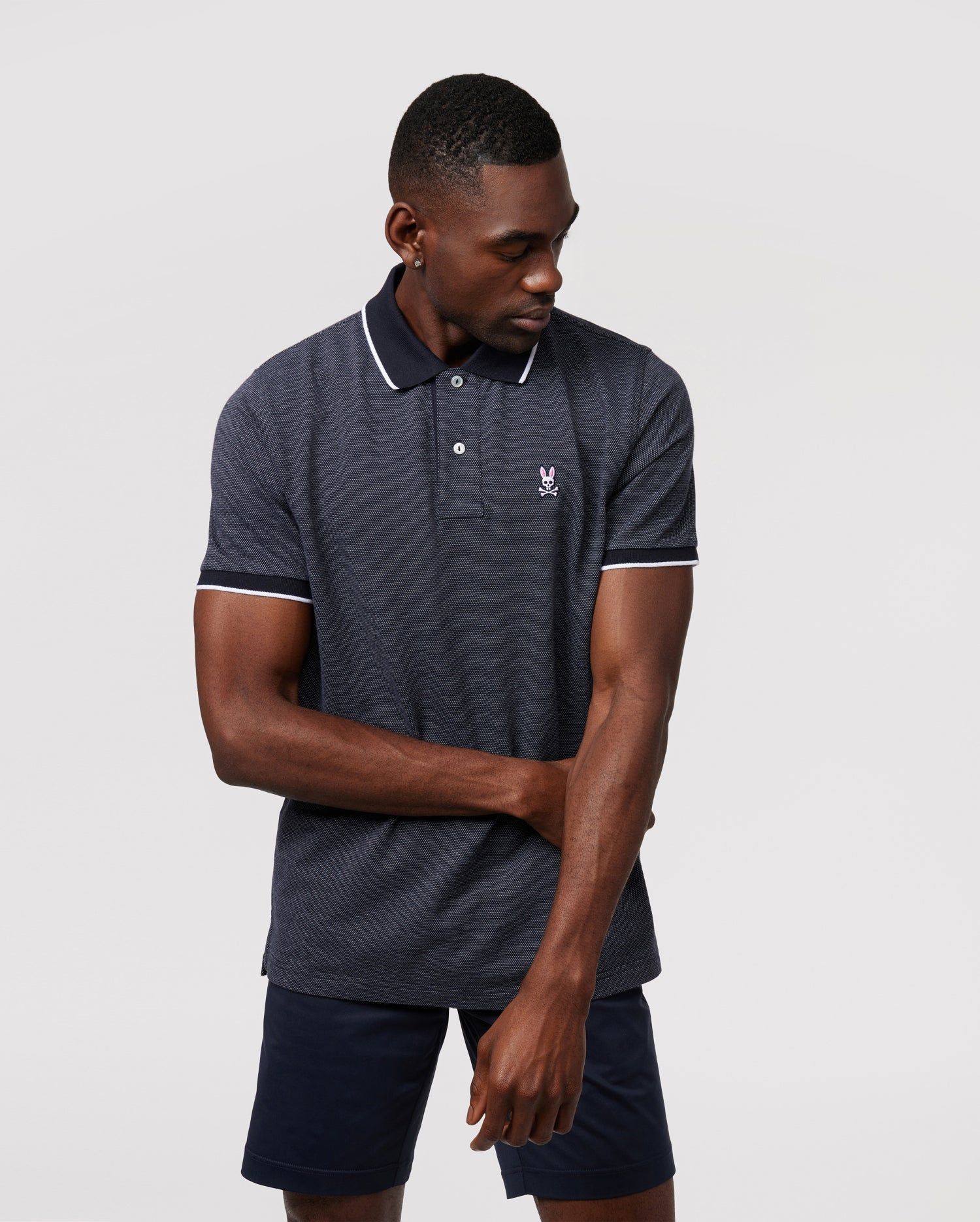 MENS ELDORADO JACQUARD POLO - B6K331Z1PC sold by Psycho Bunny product image thumbnail 2