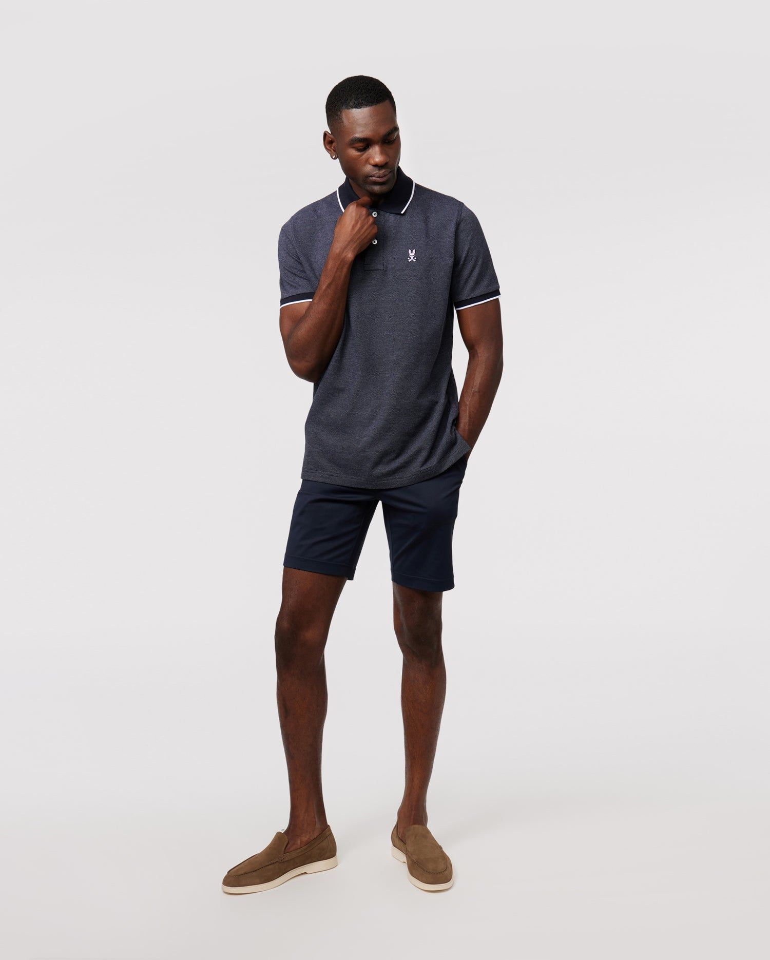 MENS ELDORADO JACQUARD POLO - B6K331Z1PC sold by Psycho Bunny product image thumbnail 6