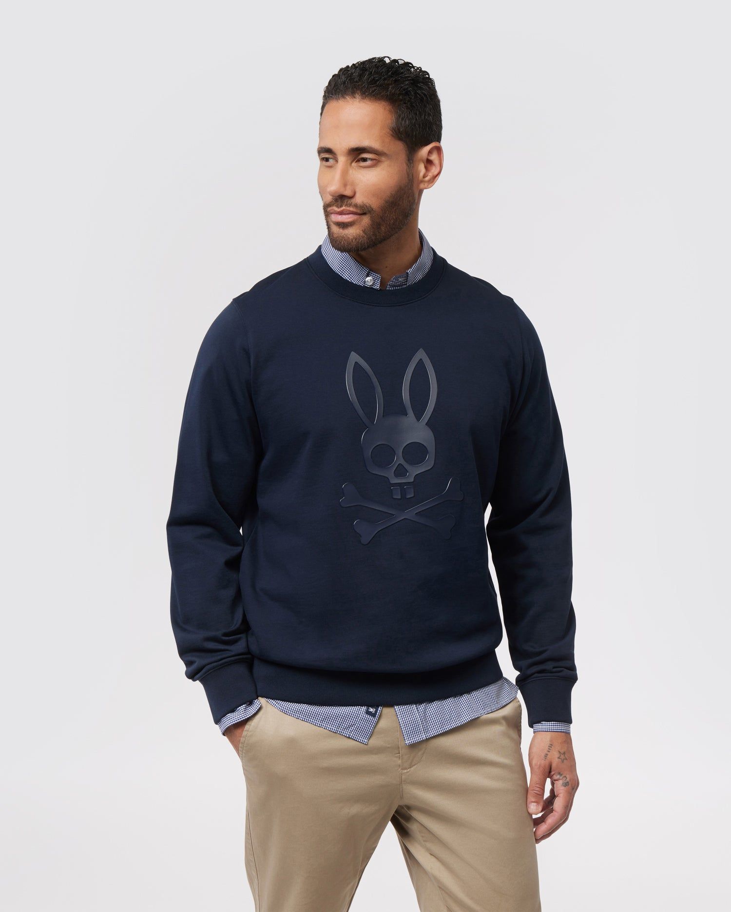 MENS POSEN MATTE GRAPHIC SWEATSHIRT - B6S536Z1FT sold by Psycho Bunny product image thumbnail 2