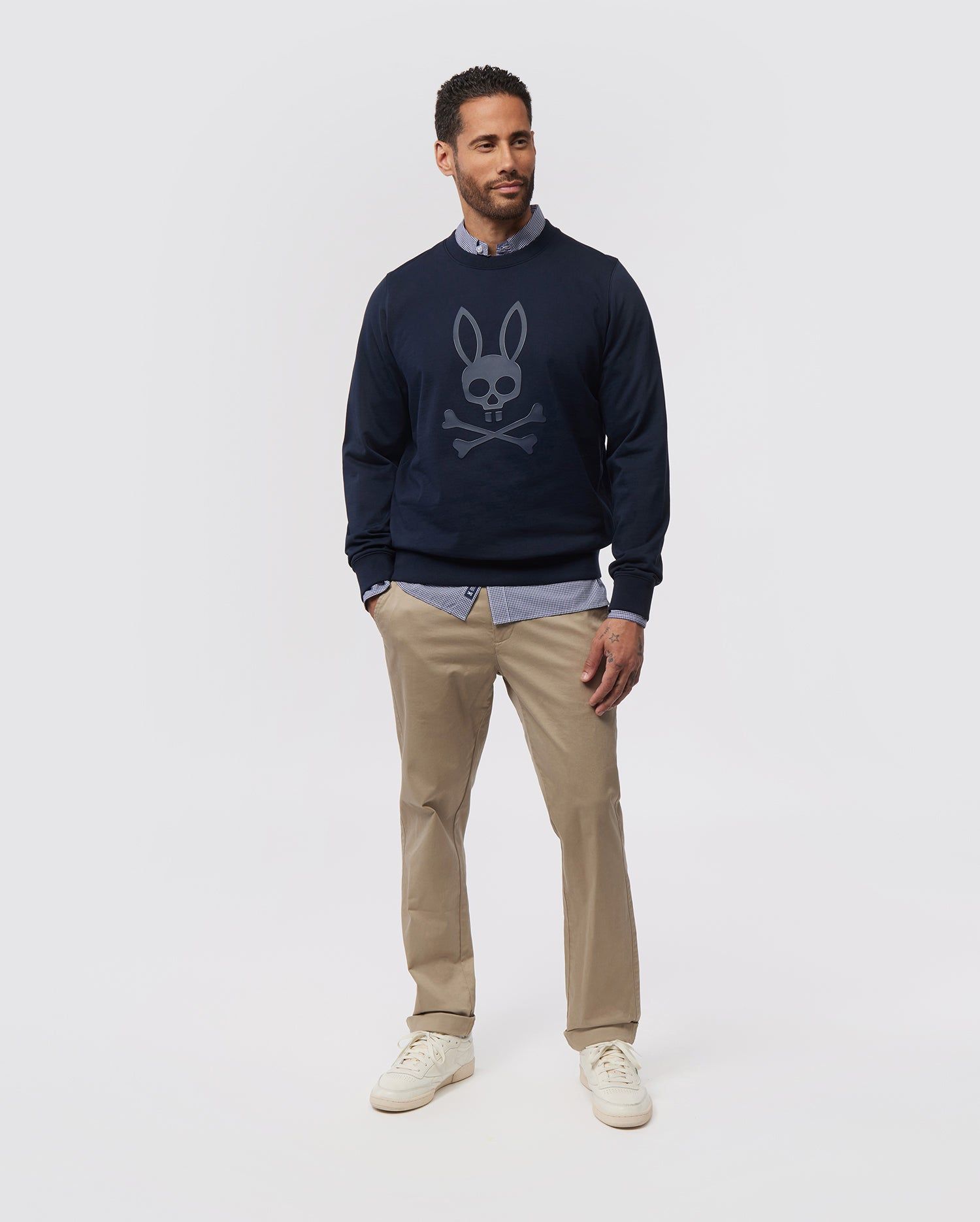 MENS POSEN MATTE GRAPHIC SWEATSHIRT - B6S536Z1FT sold by Psycho Bunny product image thumbnail 6