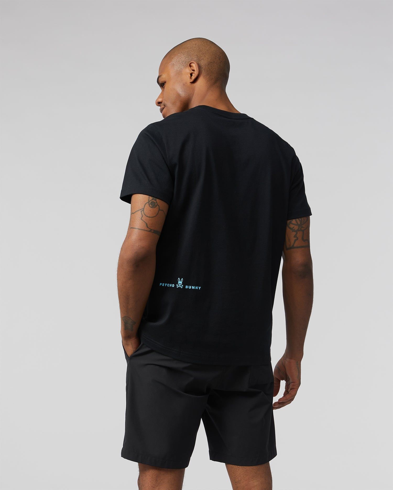 MENS HINDES GRAPHIC TEE - B6U409T1PC sold by Psycho Bunny product image thumbnail 3