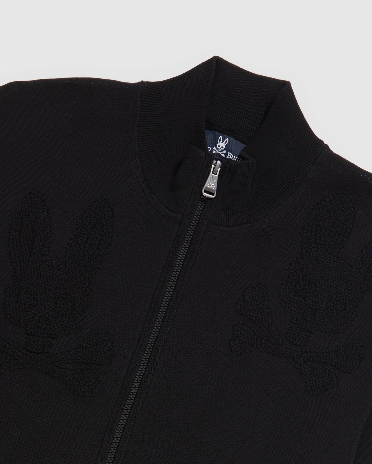 MENS LACOMB ALL OVER BUNNY ZIP SWEATER - B6E176W1CO sold by Psycho Bunny product image thumbnail 6
