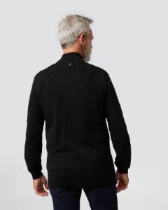 MENS LACOMB ALL OVER BUNNY ZIP SWEATER - B6E176W1CO sold by Psycho Bunny