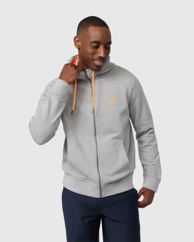 MENS BUFFALO FULL ZIP HOODIE - B6H175B200 sold by Psycho Bunny