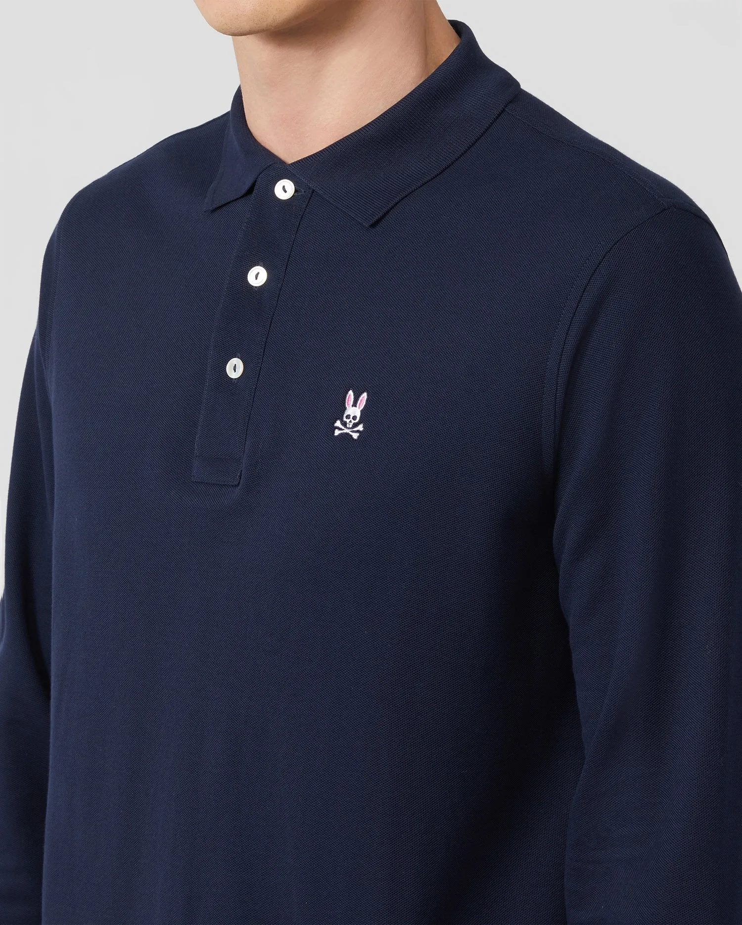 MENS LONG SLEEVE CLASSIC POLO - B6M658ARPC sold by Psycho Bunny product image thumbnail 3