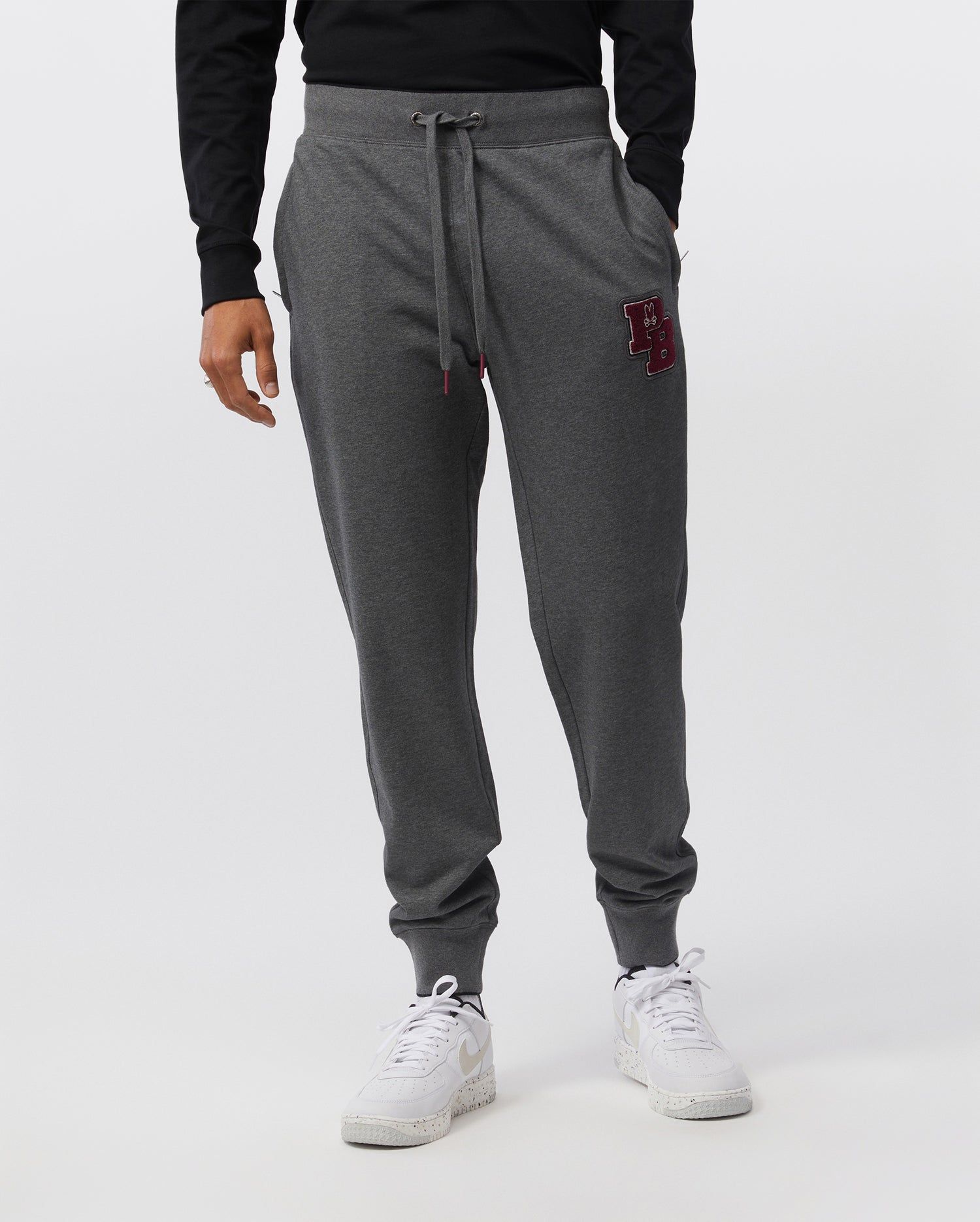 MENS PATCHIN CHENILLE BUNNY LOGO SWEATPANTS - B6P850U1FT sold by Psycho Bunny