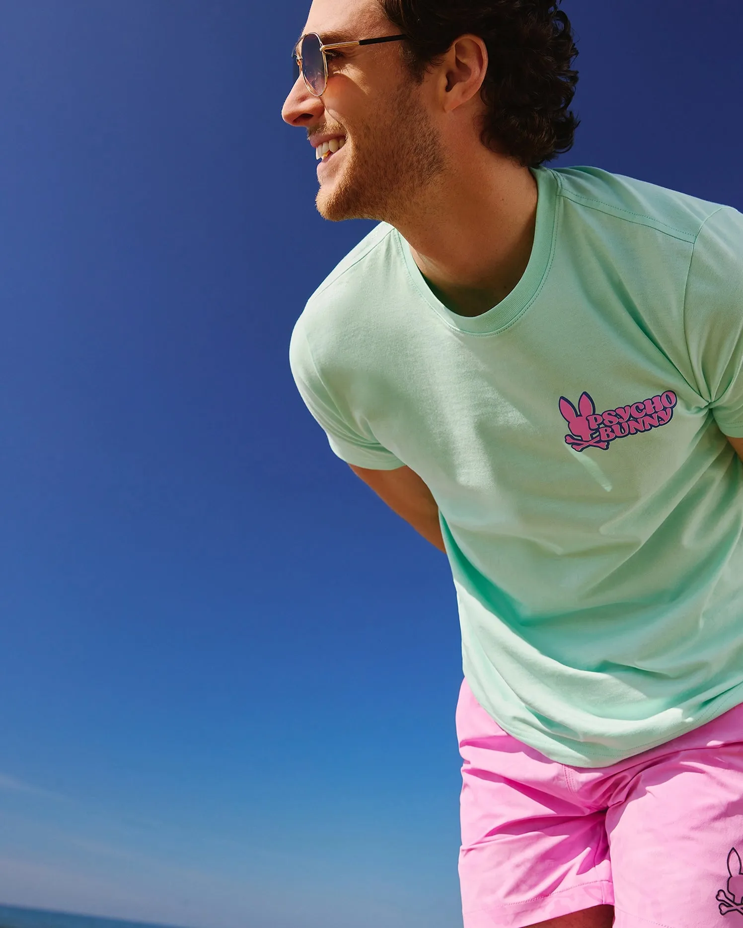 MENS REDLAND GRAPHIC TEE - B6U613C200 sold by Psycho Bunny product image thumbnail 3