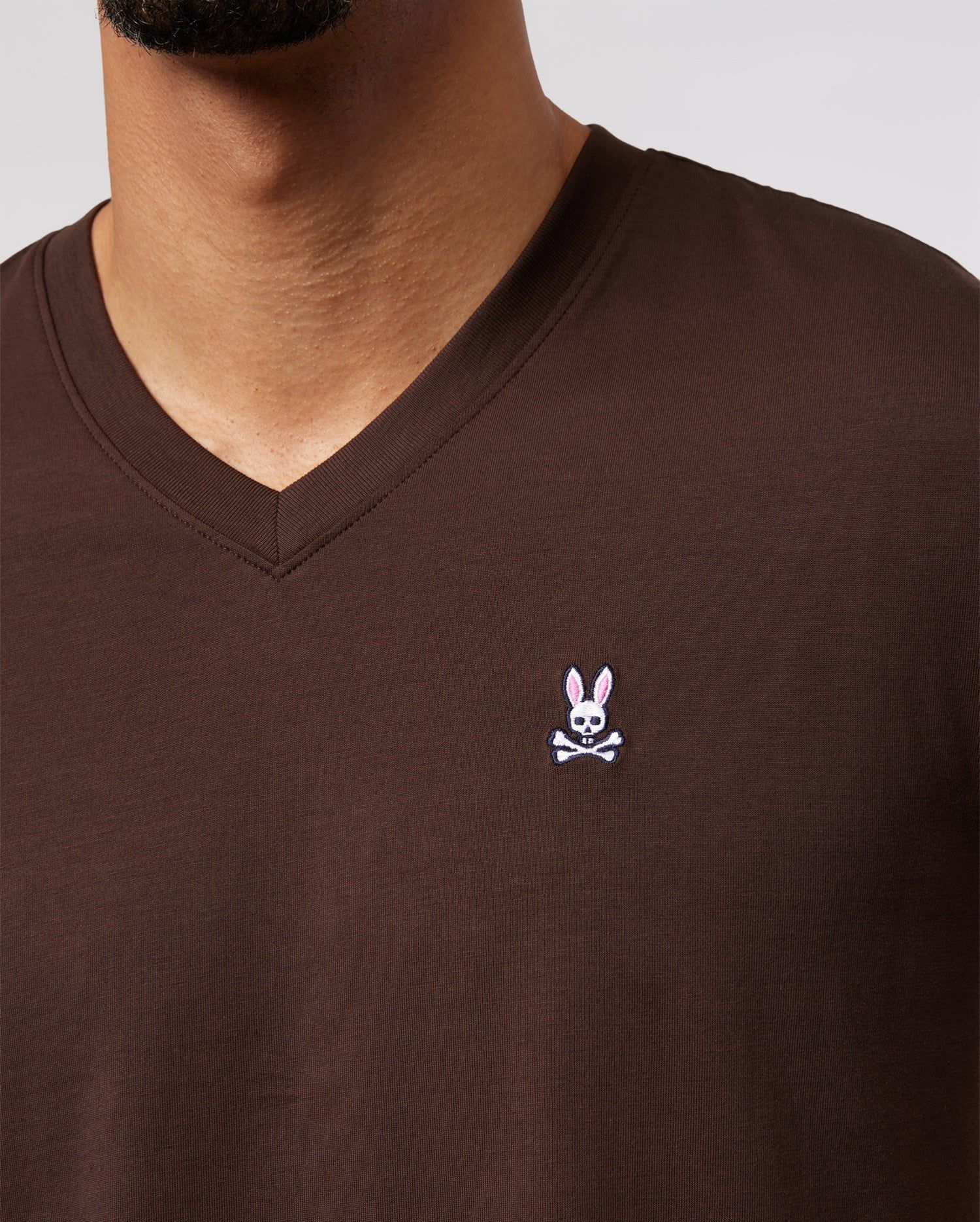 MENS CLASSIC V NECK TEE - B6U100Z1PC sold by Psycho Bunny product image thumbnail 3