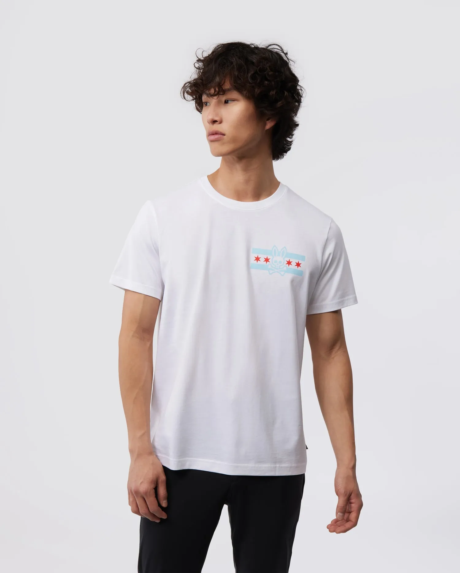 MENS CHICAGO CITY TEE - B6U551W1PC sold by Psycho Bunny product image thumbnail 5