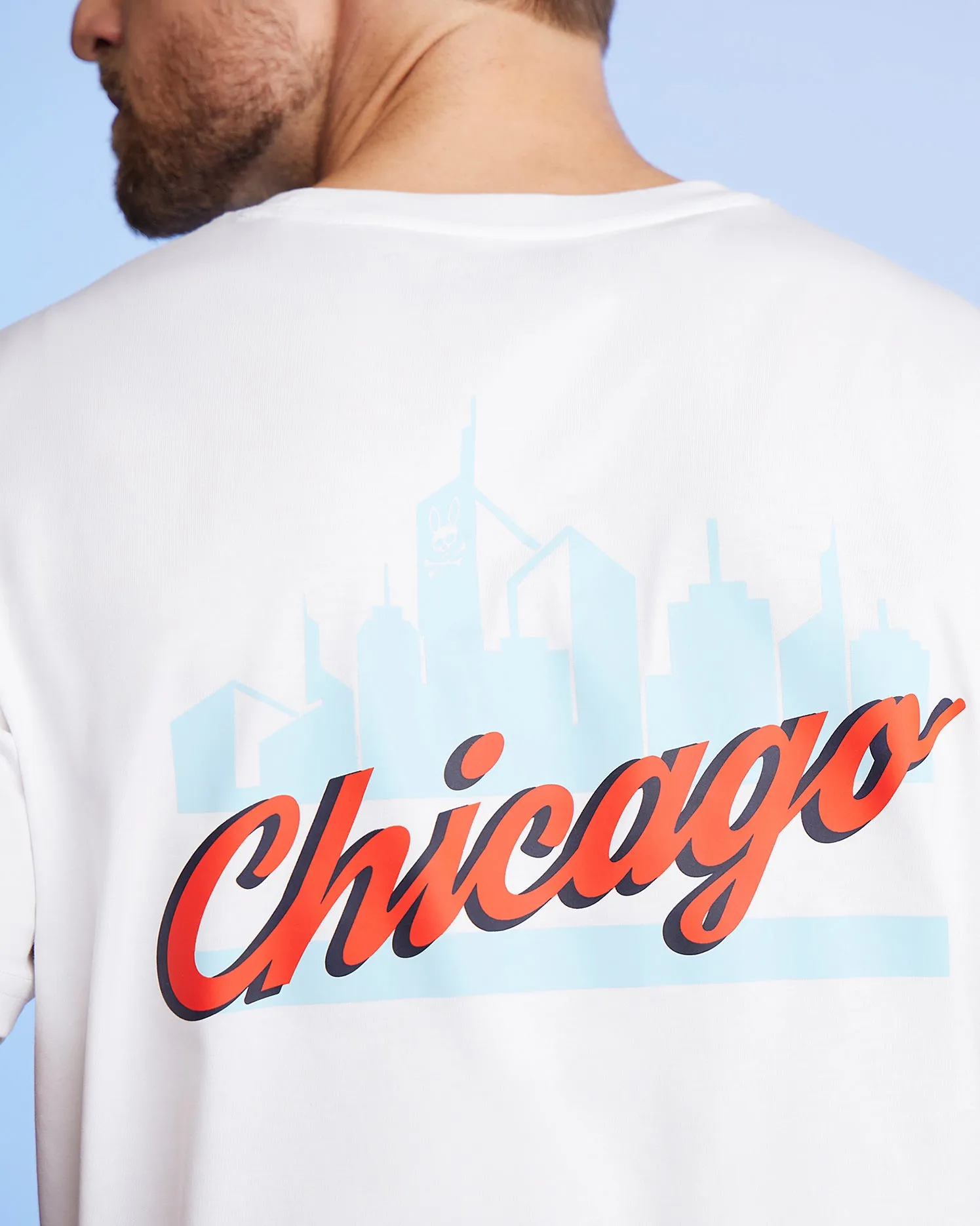 MENS CHICAGO CITY TEE - B6U551W1PC sold by Psycho Bunny product image thumbnail 4