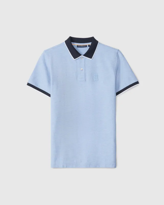 MENS WINDCREST PIQUE POLO SHIRT - B6K592C200 sold by Psycho Bunny