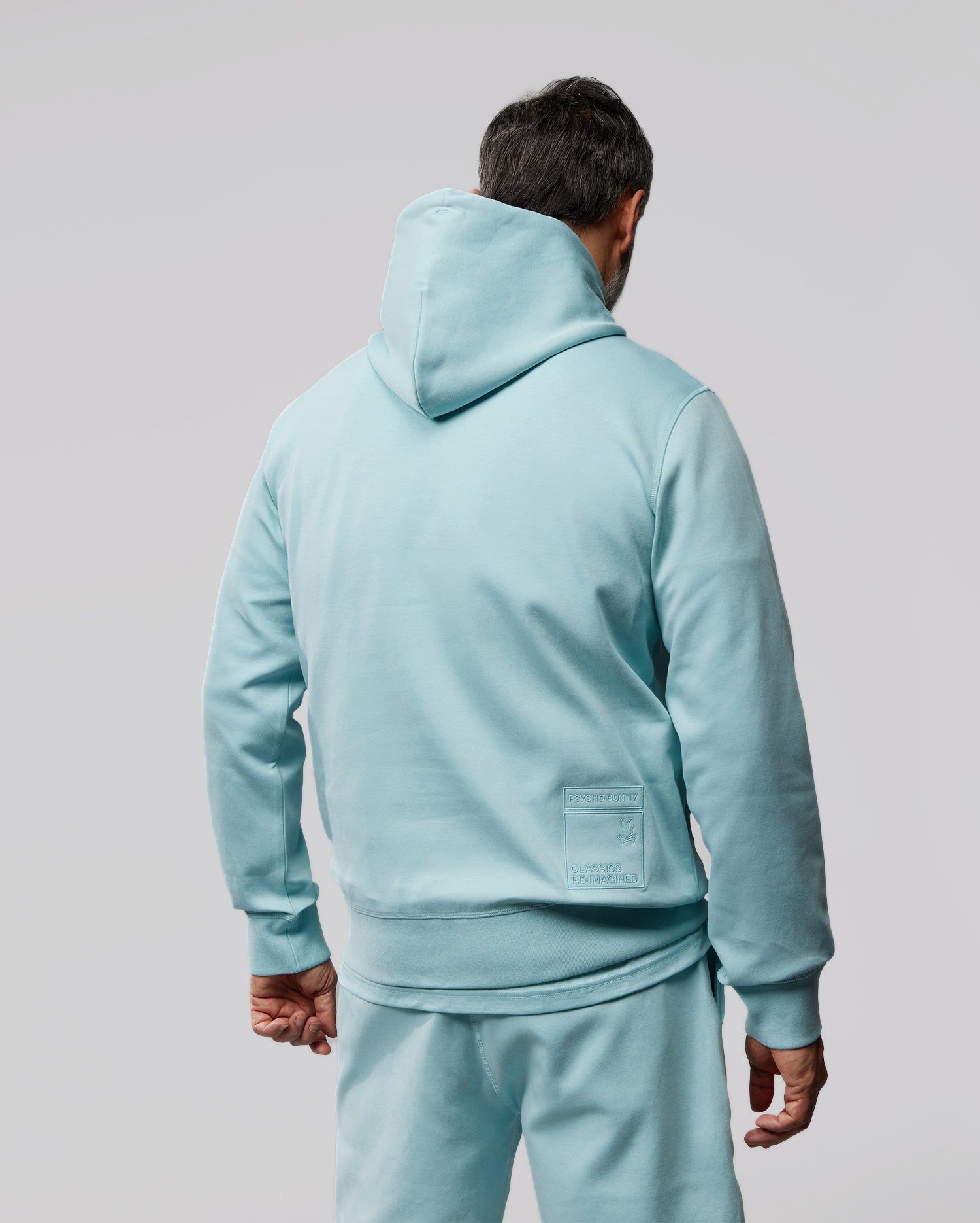 MENS OUTLINE PULLOVER HOODIE - B6H505X1CN sold by Psycho Bunny product image thumbnail 3