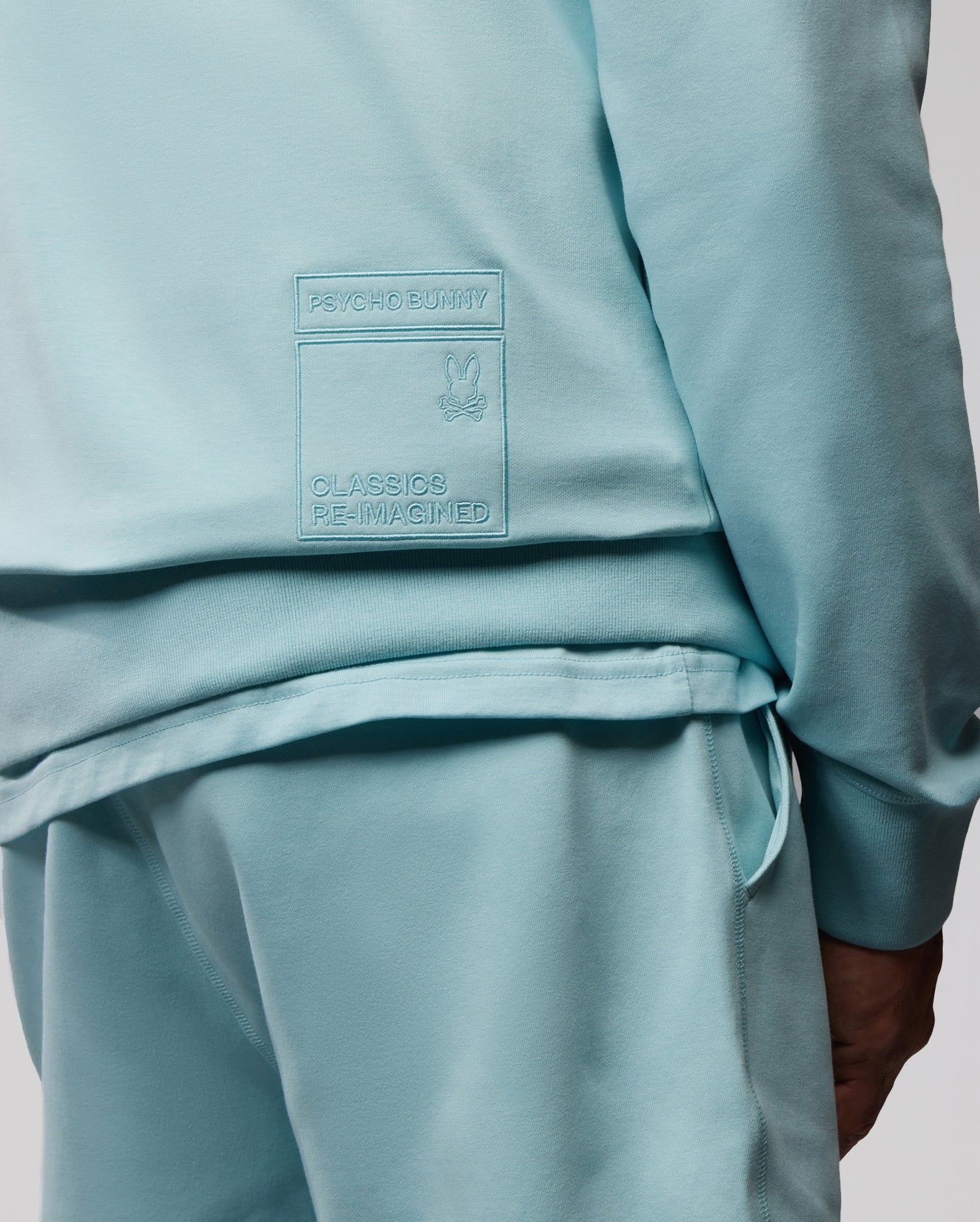 MENS OUTLINE PULLOVER HOODIE - B6H505X1CN sold by Psycho Bunny product image thumbnail 4