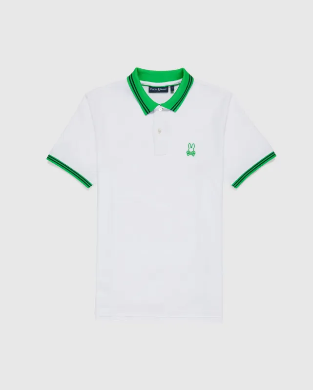 MENS SANTA MONICA PIQUE POLO - B6K608A2PC sold by Psycho Bunny