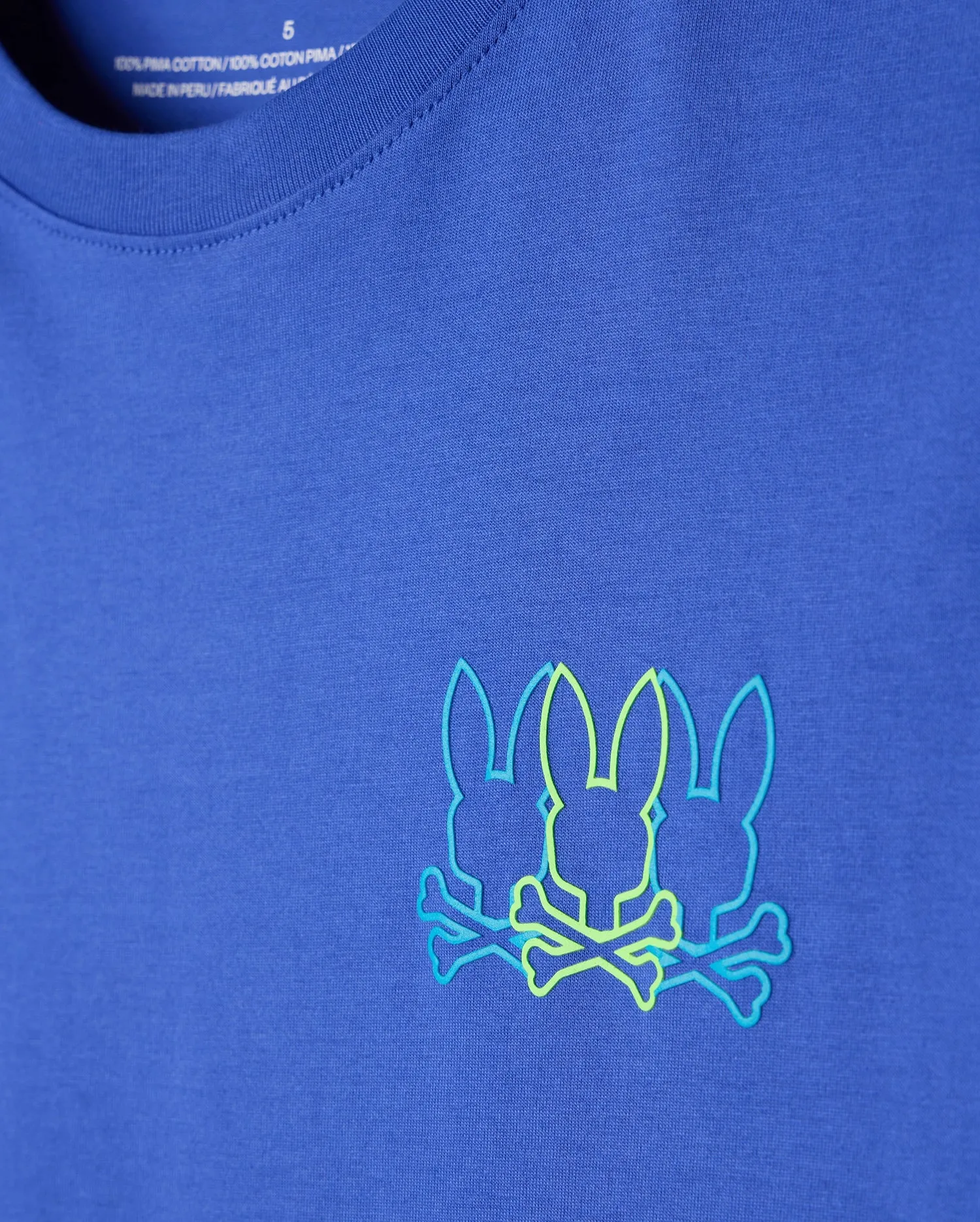 MENS POMPEY GRAPHIC TEE - B6U316B2TS sold by Psycho Bunny product image thumbnail 4