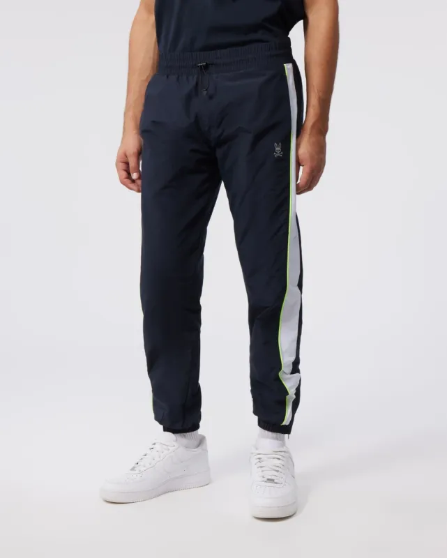 MENS WASCO COLOR BLOCK NYLON TRACK PANTS - B6P162W1NL sold by Psycho Bunny
