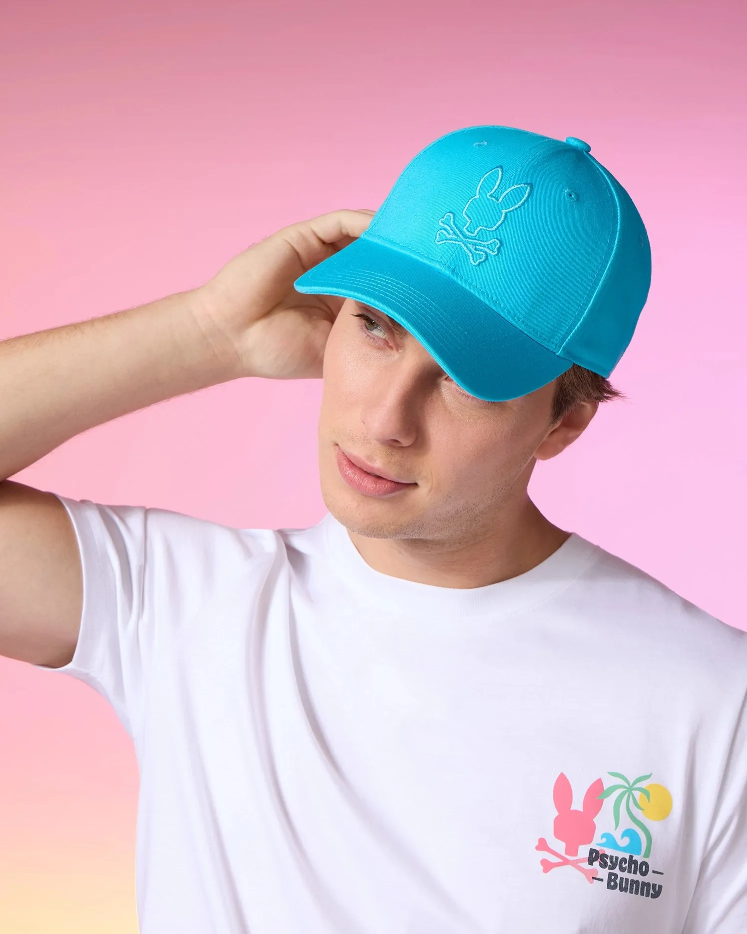 MENS DANBY BASEBALL CAP - B6A360B2HT sold by Psycho Bunny product image thumbnail 4