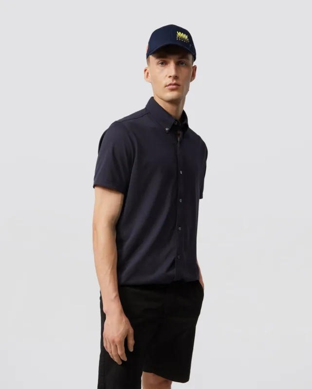 MENS ASTOR SHORT SLEEVE COTTON PIQUE OXFORD SHIRT - B6Q822U1PC sold by Psycho Bunny