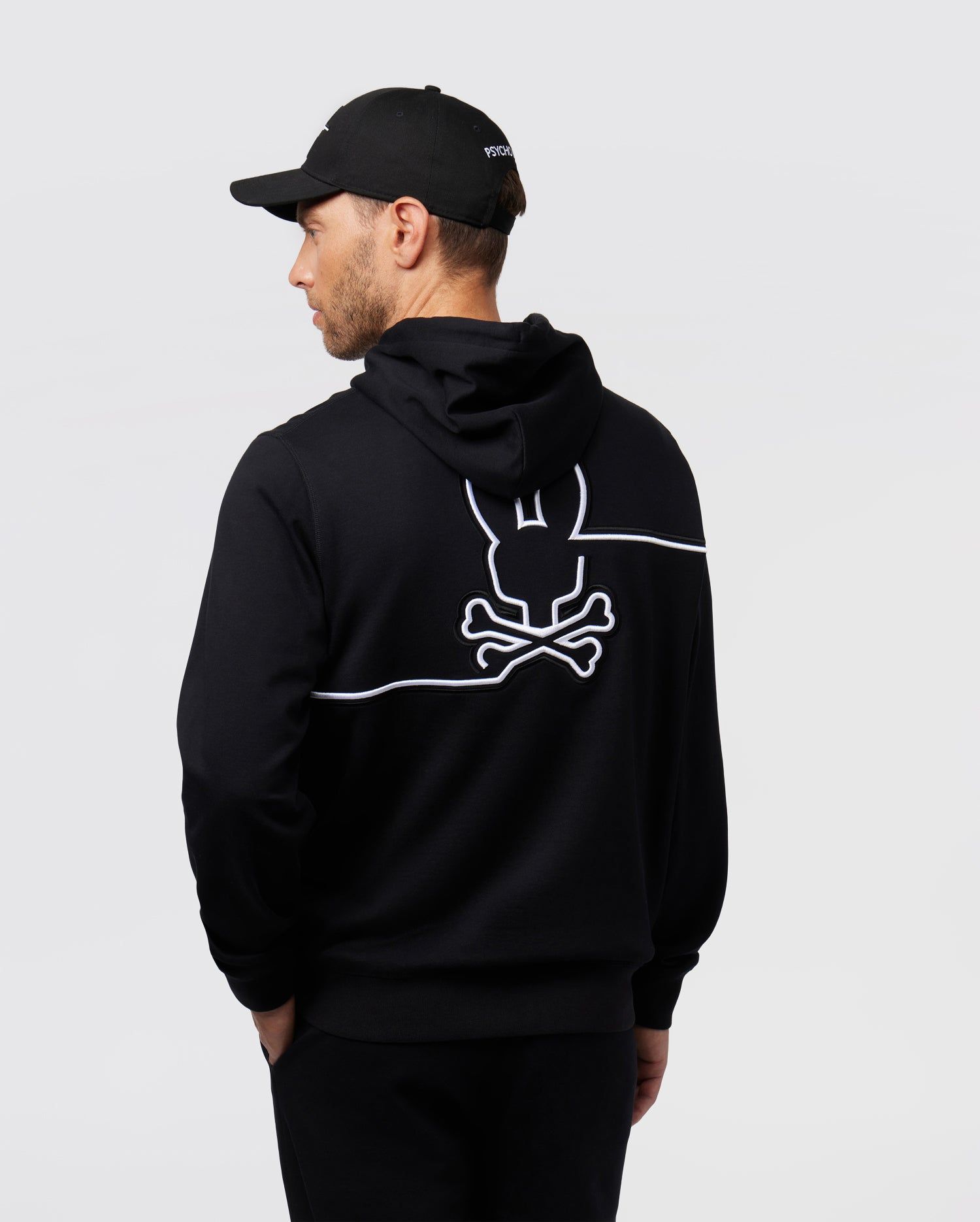 MENS CHESTER EMBROIDERED HOODIE - B6H358Z1FT sold by Psycho Bunny product image thumbnail 5