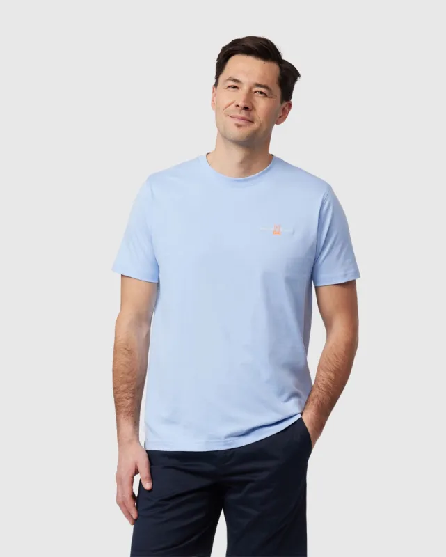 MENS WASTERLO BACK GRAPHIC TEE - B6U317B2TS sold by Psycho Bunny