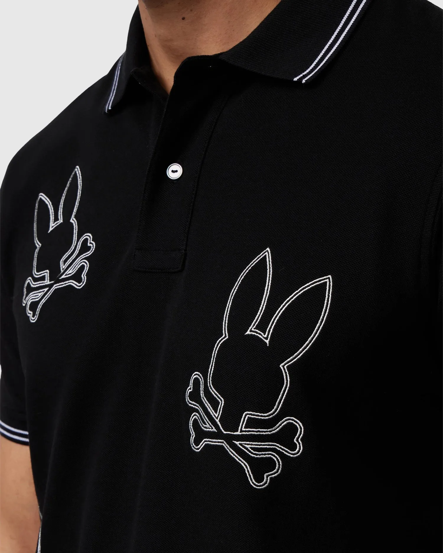 MENS MILTON PIQUE POLO SHIRT - B6K284B200 sold by Psycho Bunny product image thumbnail 4