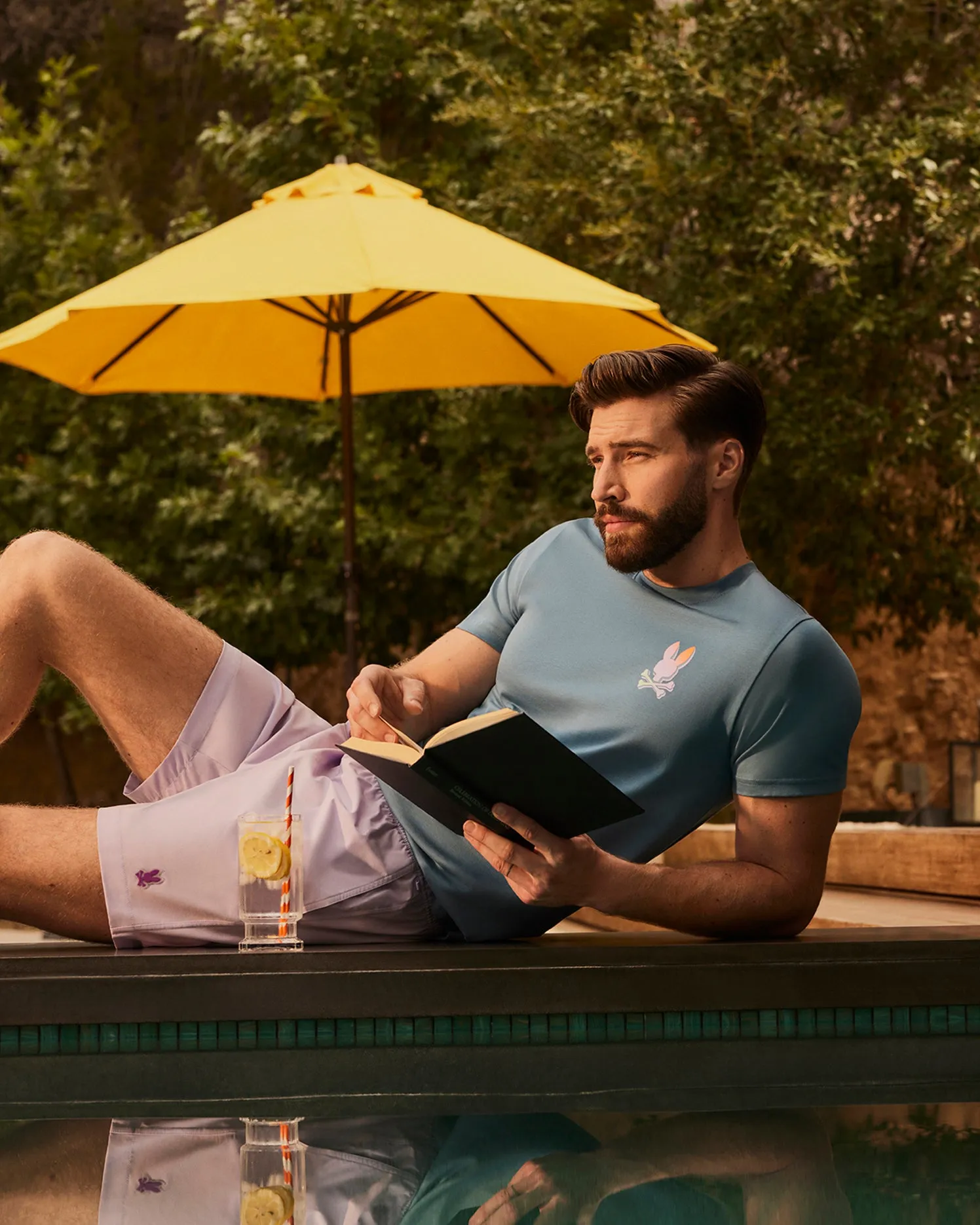 MENS PALM SPRINGS BACK GRAPHIC TEE - B6U908A2PC sold by Psycho Bunny product image thumbnail 3