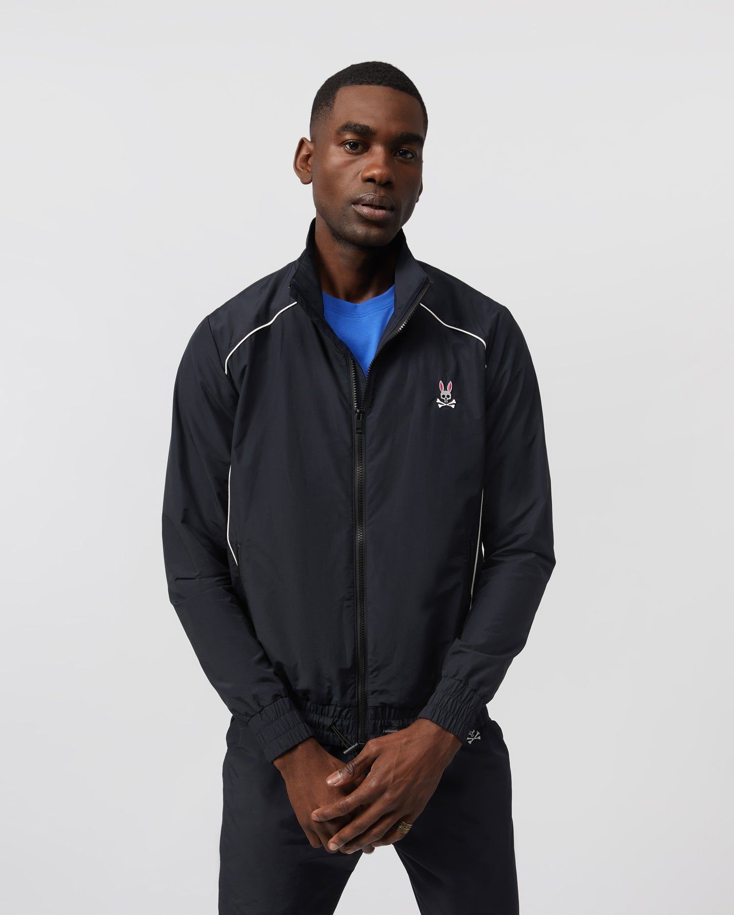MENS VESEY COLLAR TRACK JACKET - B6S992U1NL sold by Psycho Bunny