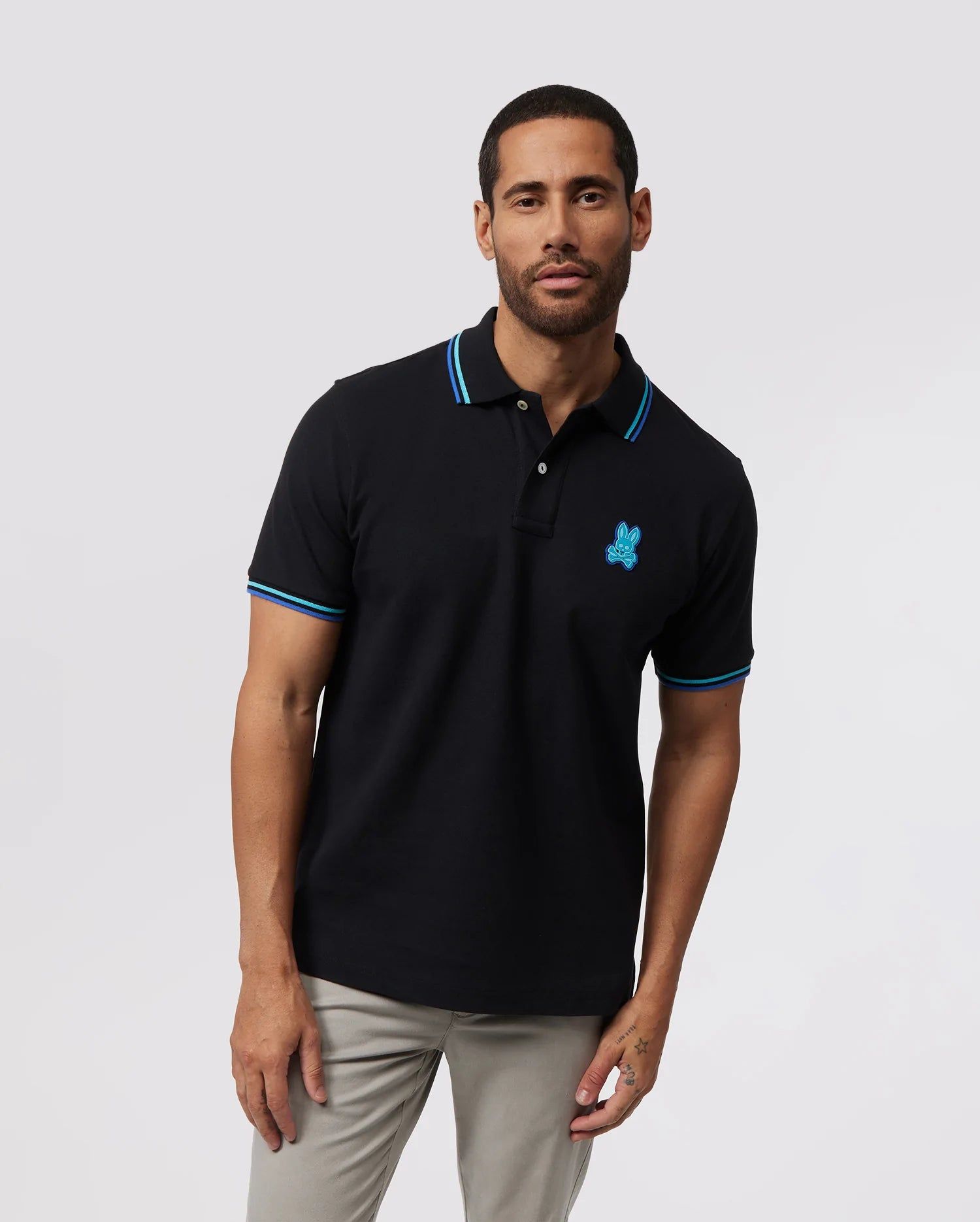 MENS BANKS PIQUE FASHION POLO - B6K600X1PC sold by Psycho Bunny
