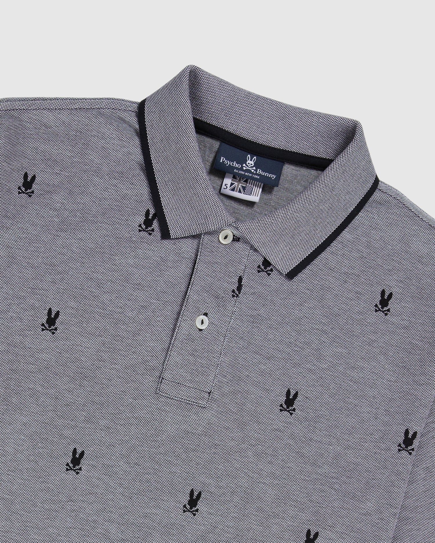 MENS BIG AND TALL HURD PRINTED POLO - B9K253W1PC sold by Psycho Bunny product image thumbnail 5