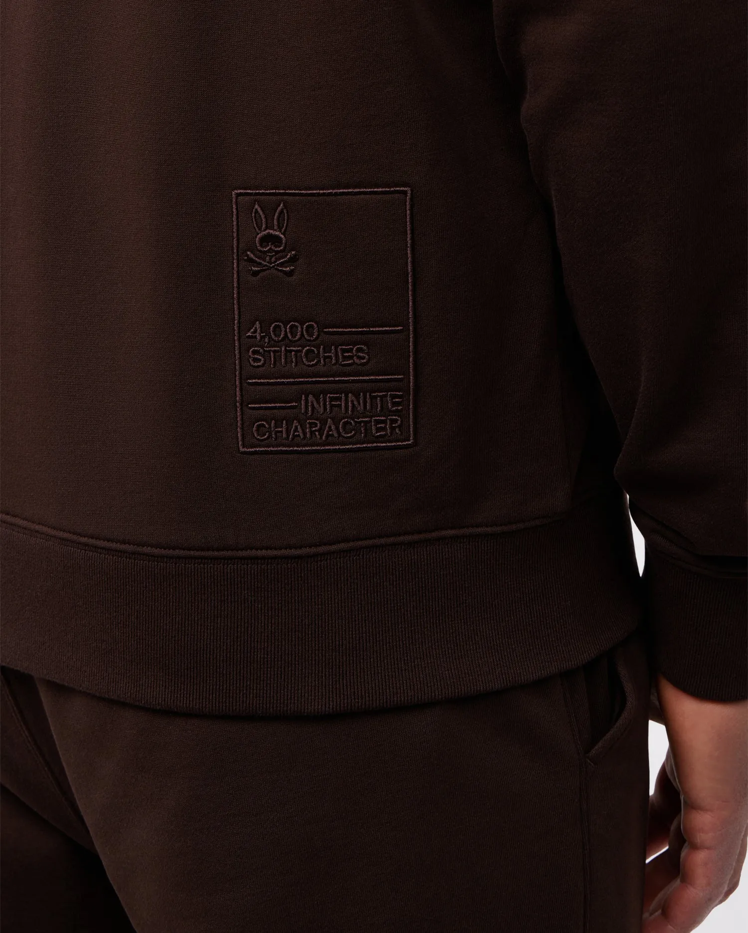 MENS CLASSIC FRENCH TERRY PULLOVER HOODIE - B6H825Z1FT sold by Psycho Bunny product image thumbnail 5