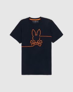 Psycho Bunny MENS CHESTER EMBROIDERED GRAPHIC TEE