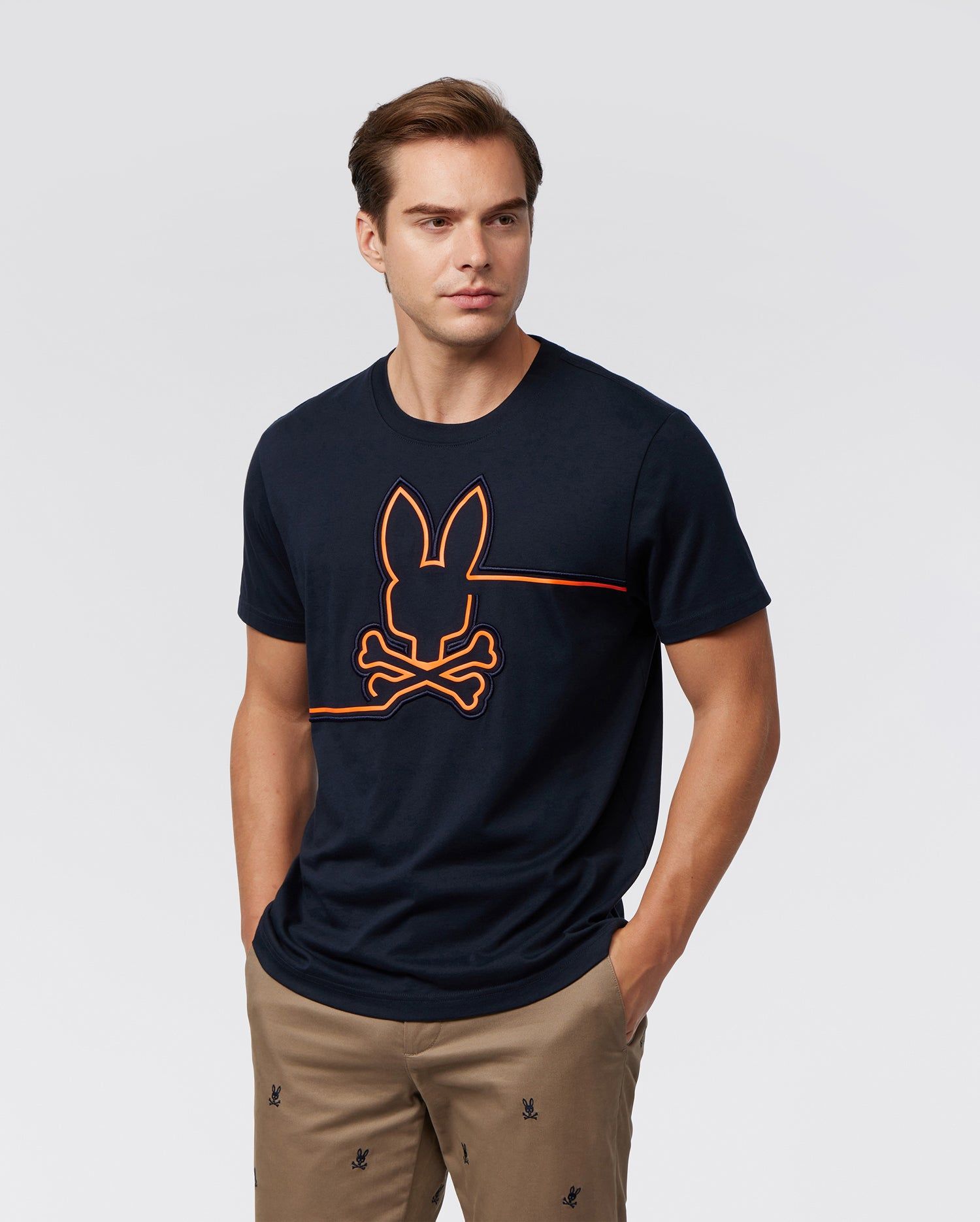 MENS CHESTER EMBROIDERED GRAPHIC TEE - B6U301Z1PC sold by Psycho Bunny product image thumbnail 2