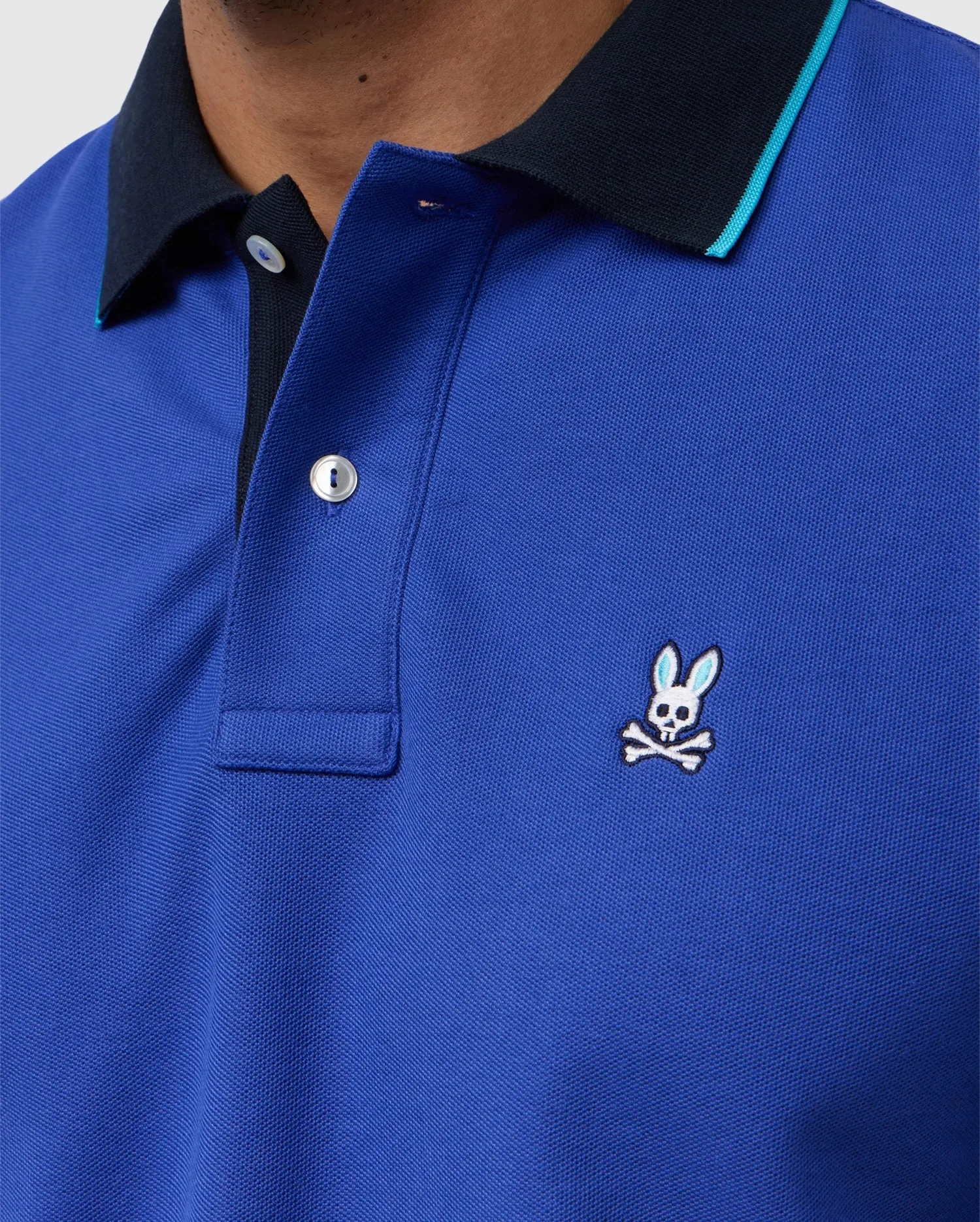 MENS TROY PIQUE POLO - B6K144B200 sold by Psycho Bunny product image thumbnail 3