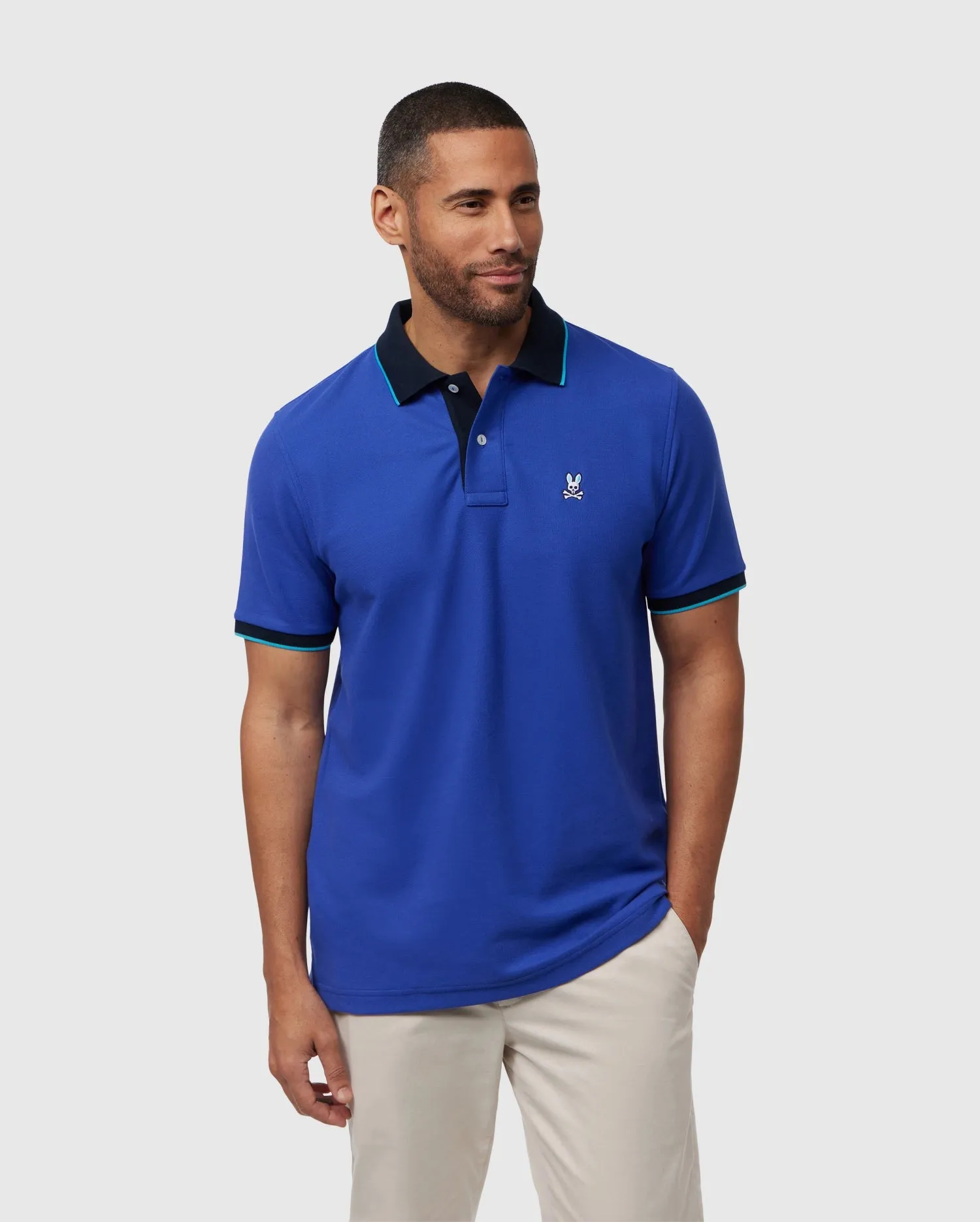MENS TROY PIQUE POLO - B6K144B200 sold by Psycho Bunny product image thumbnail 2
