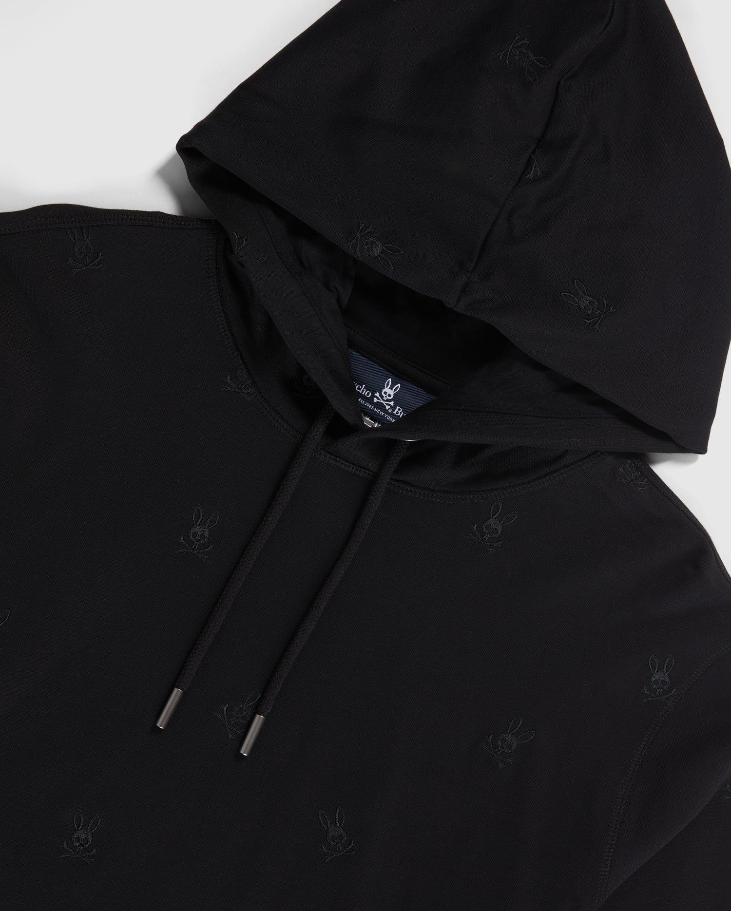 MENS WOAD EMBROIDERED POPOVER HOODIE - B6H706X1FT sold by Psycho Bunny product image thumbnail 6