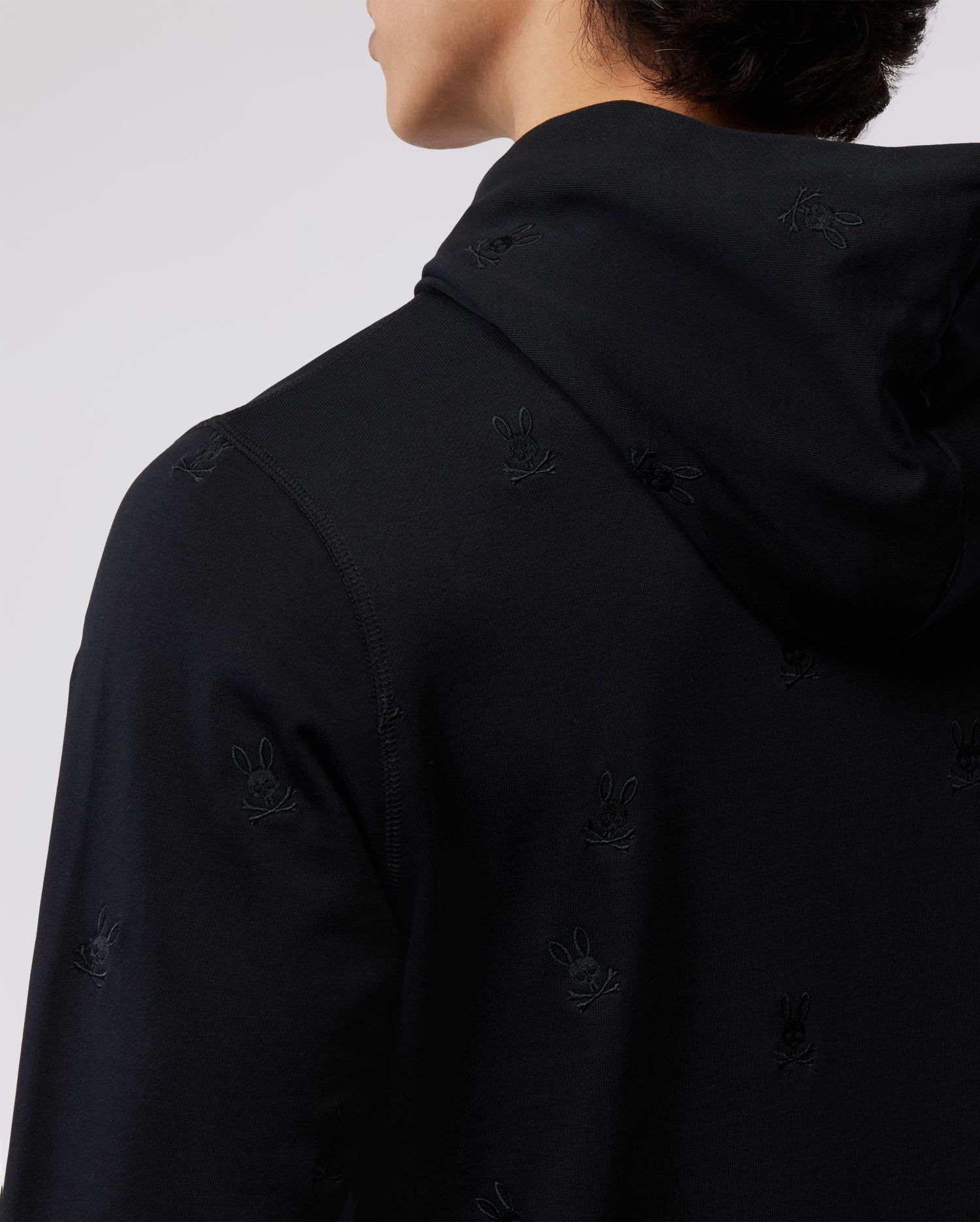 MENS WOAD EMBROIDERED POPOVER HOODIE - B6H706X1FT sold by Psycho Bunny product image thumbnail 3