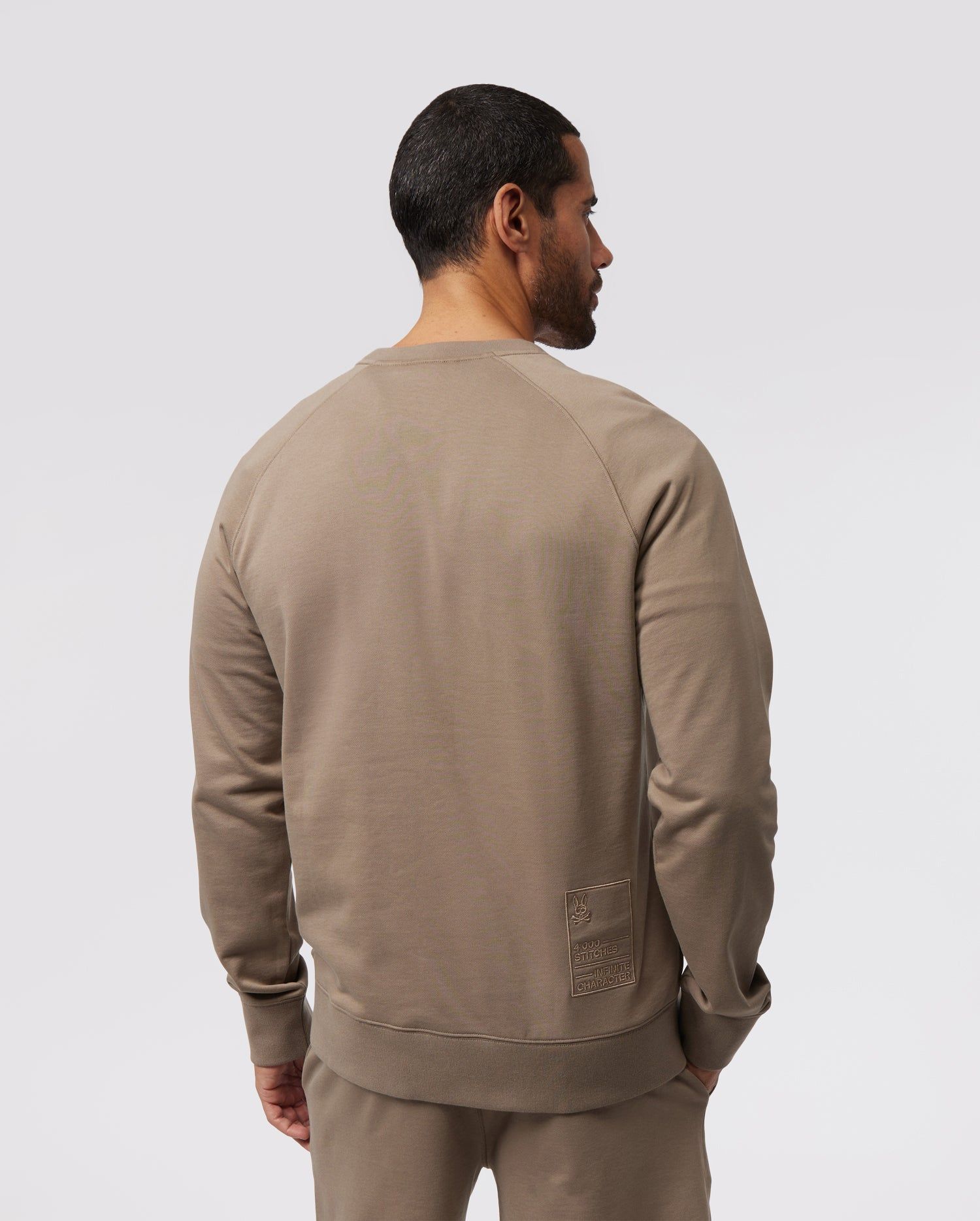 MENS FRENCH TERRY RAGLAN SWEATSHIRT - B6S827ARFT sold by Psycho Bunny product image thumbnail 4