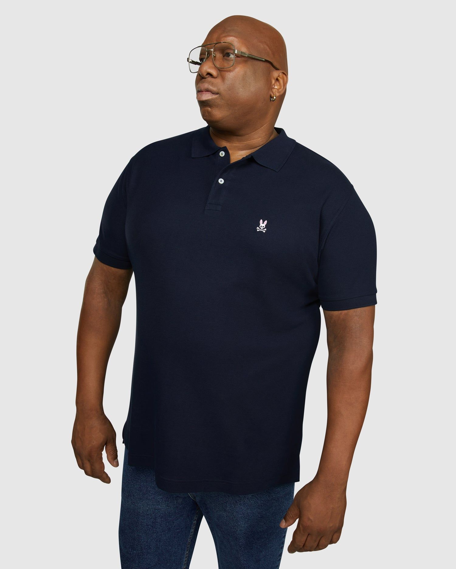 MENS BIG AND TALL CLASSIC PIQUE POLO SHIRT - B9K001ARPC sold by Psycho Bunny product image thumbnail 2