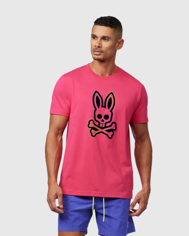 MENS COLTON FLOCKING GRAPHIC TEE - B6U813A2PC sold by Psycho Bunny
