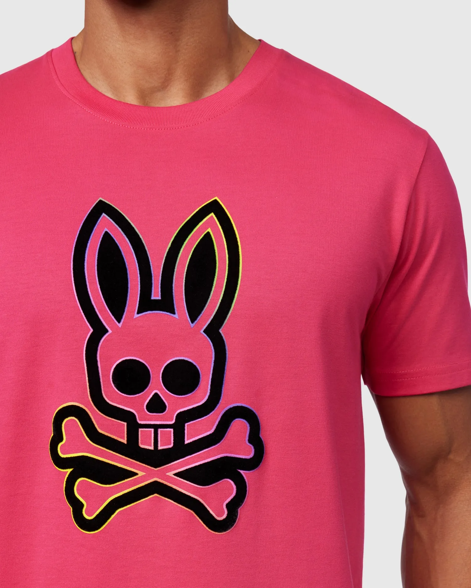 MENS COLTON FLOCKING GRAPHIC TEE - B6U813A2PC sold by Psycho Bunny product image thumbnail 3