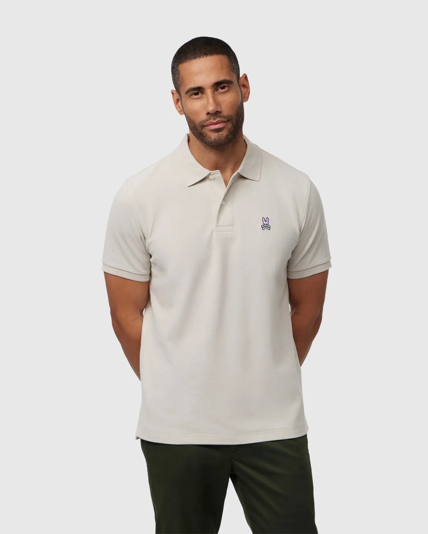 MENS CLASSIC PIQUE POLO SHIRT - B6K001B200 sold by Psycho Bunny